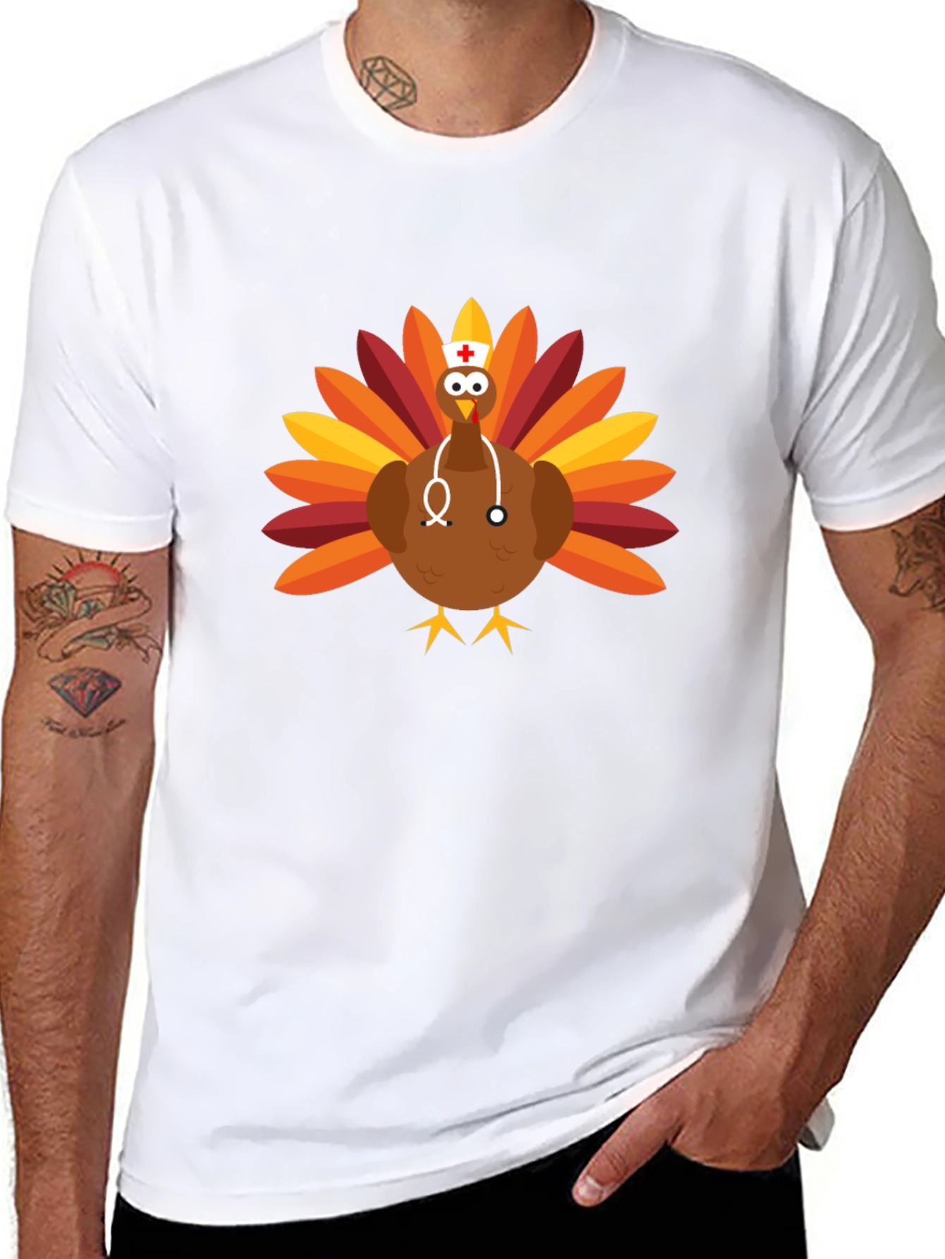 Nurse Turkey Thanksgiving T-Shirt