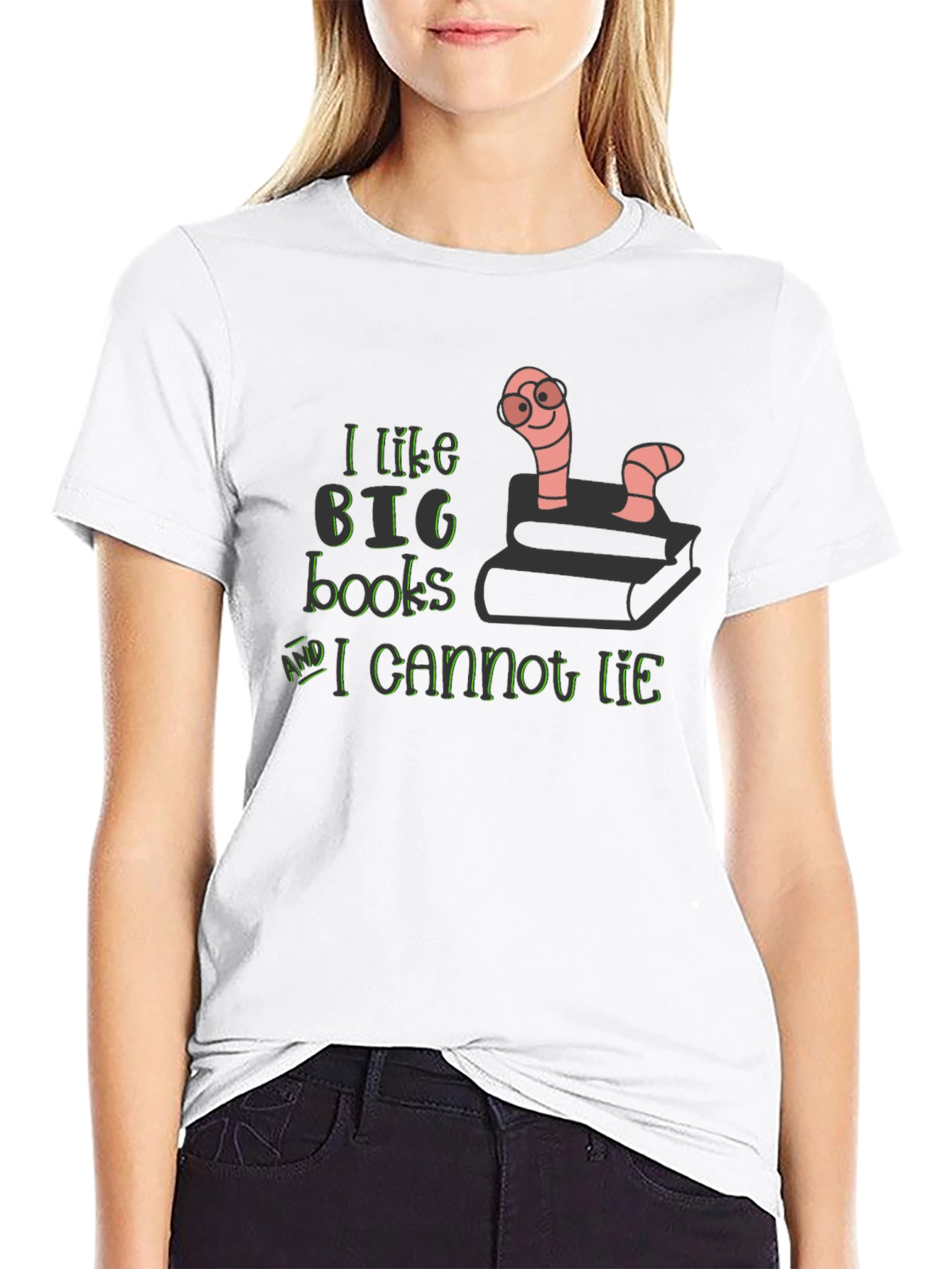 Bookworm T-Shirt - I Like Big Books