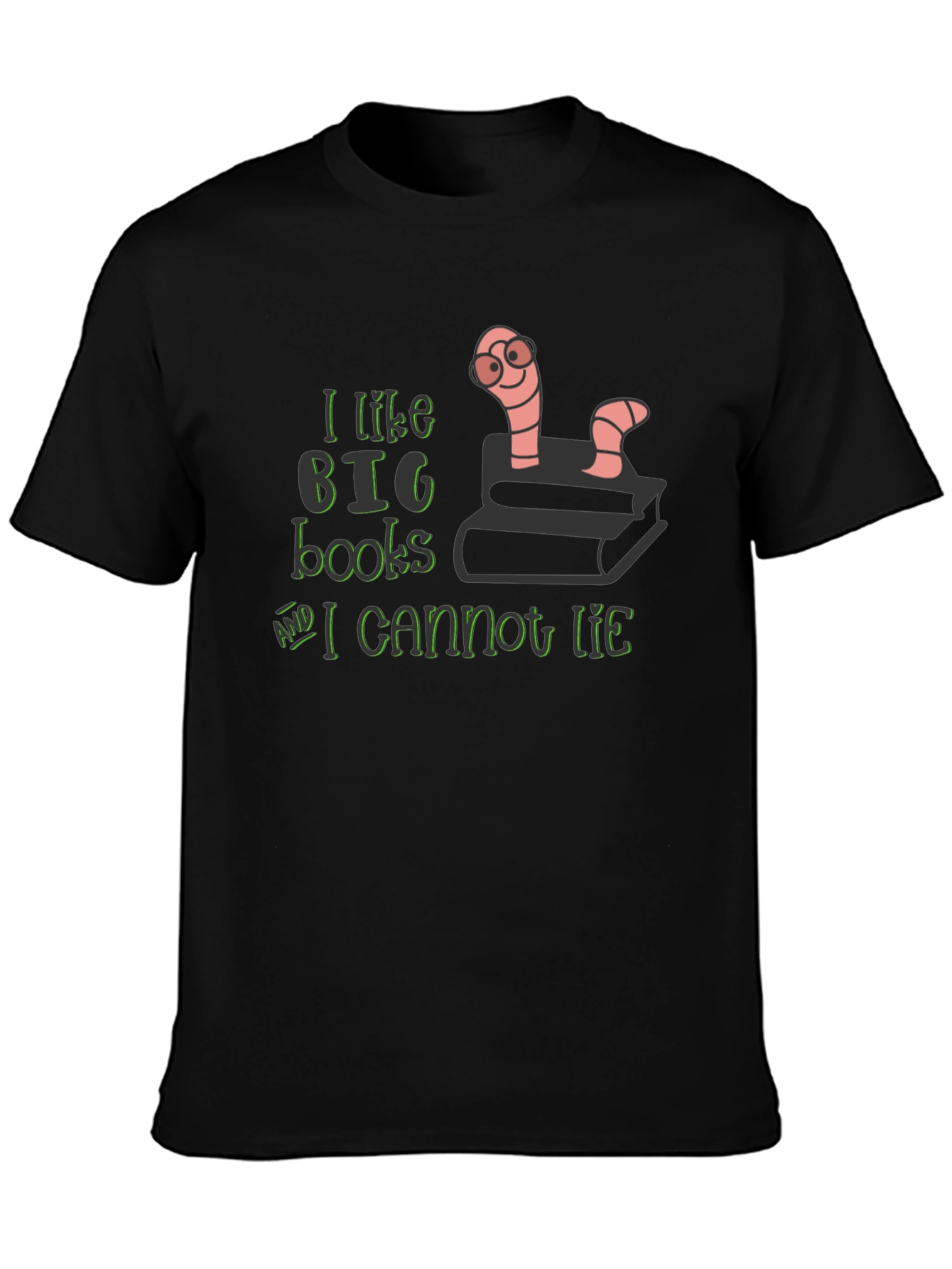 Bookworm T-Shirt - I Like Big Books