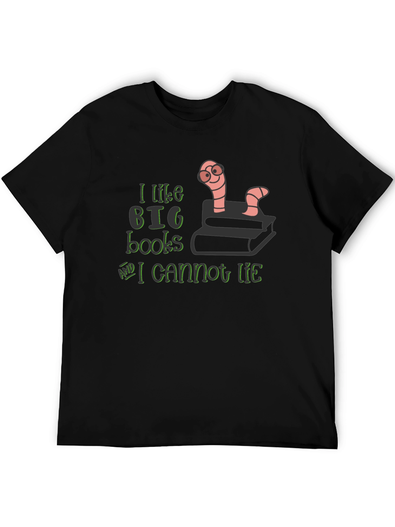 Bookworm T-Shirt - I Like Big Books