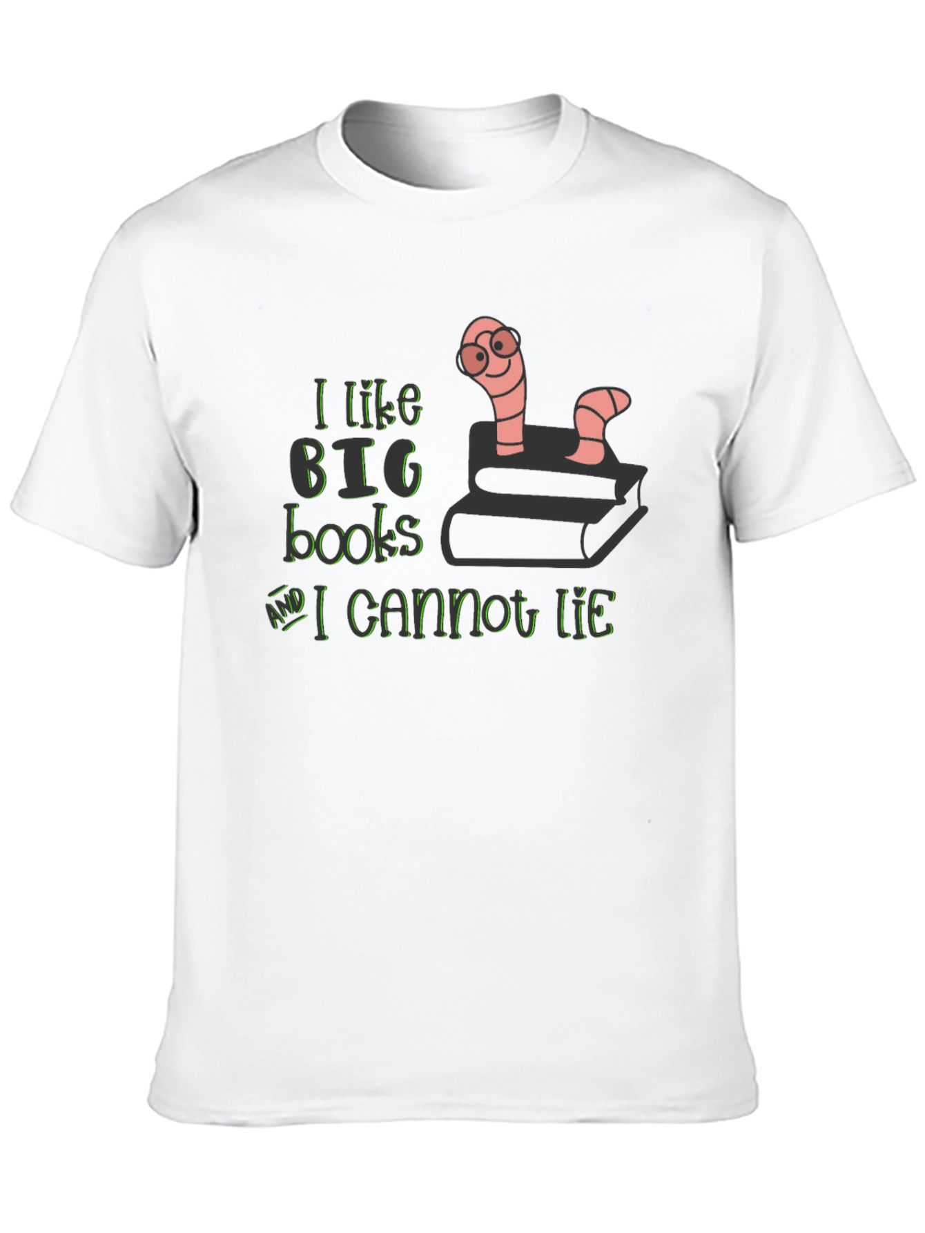 Bookworm T-Shirt - I Like Big Books