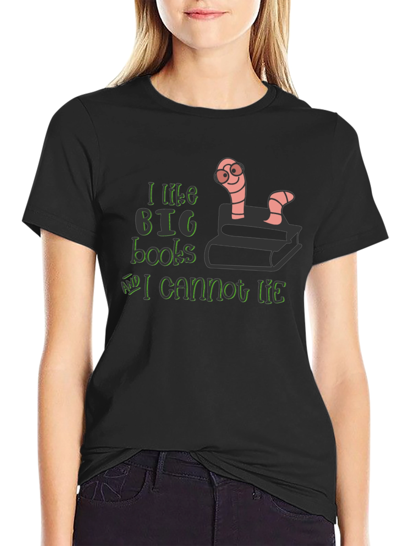 Bookworm T-Shirt - I Like Big Books
