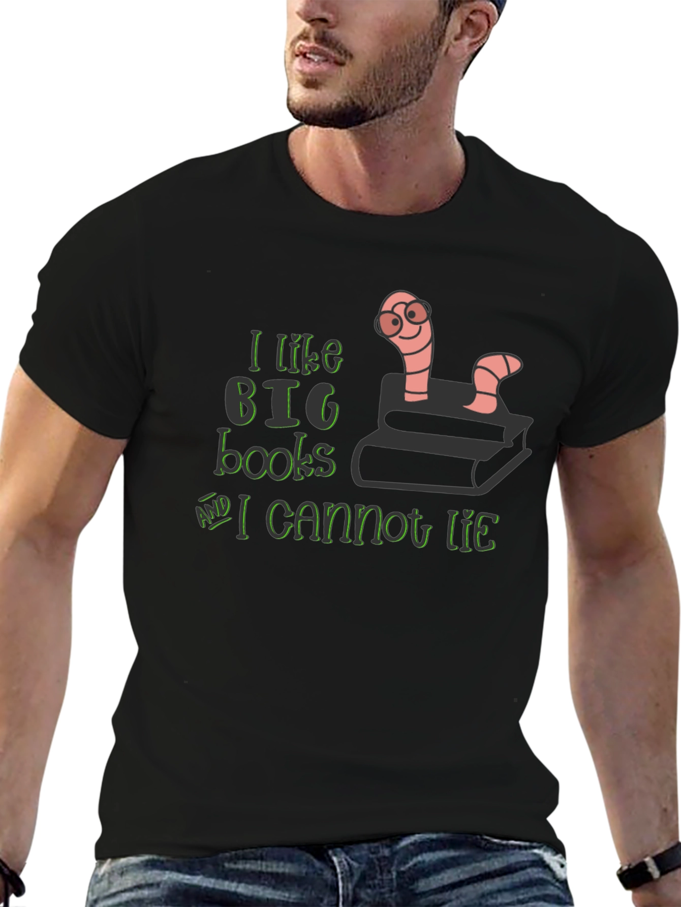 Bookworm T-Shirt - I Like Big Books
