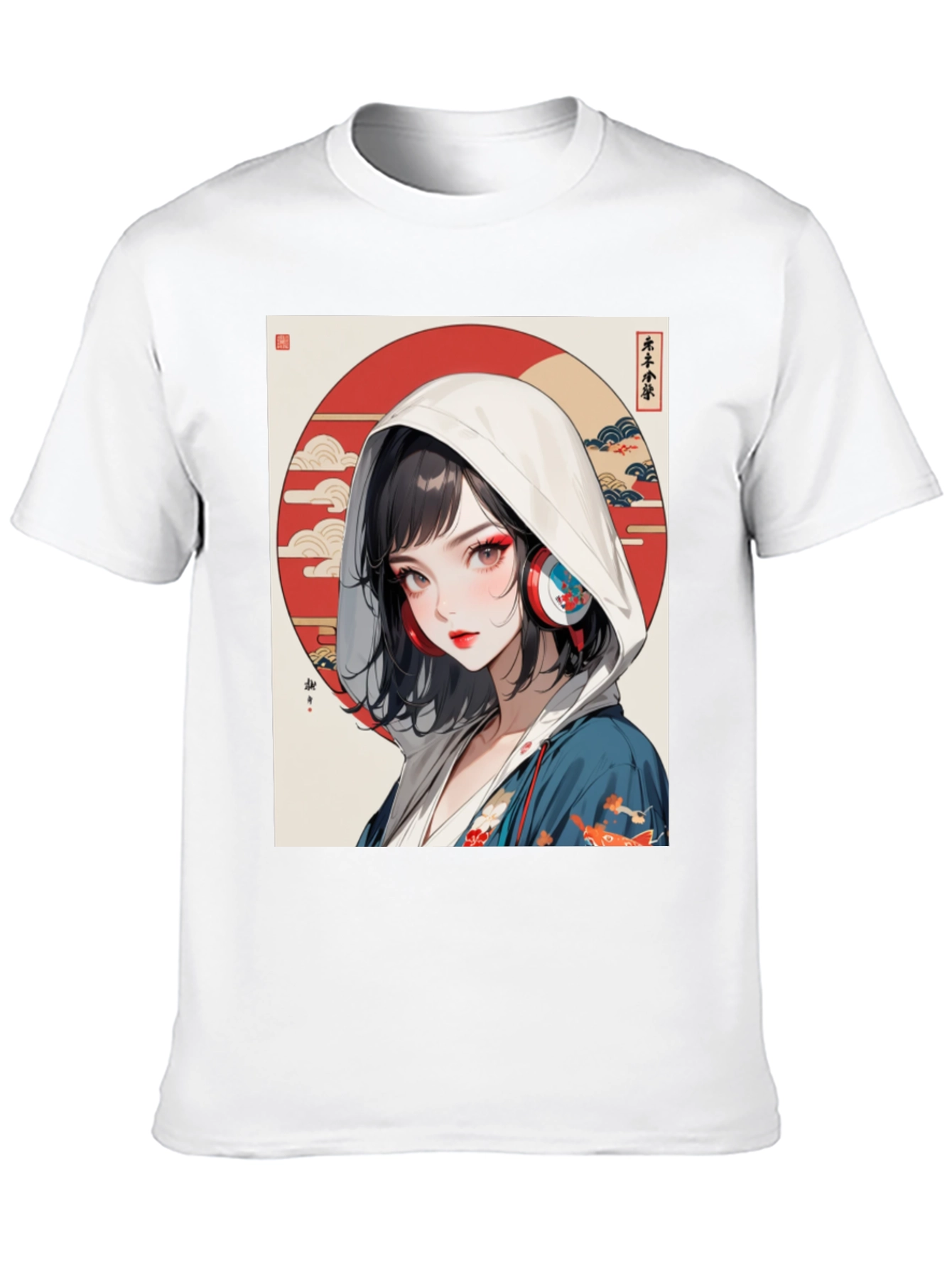 Anime Girl Graphic Tee - Cool Japanese Art Shirt