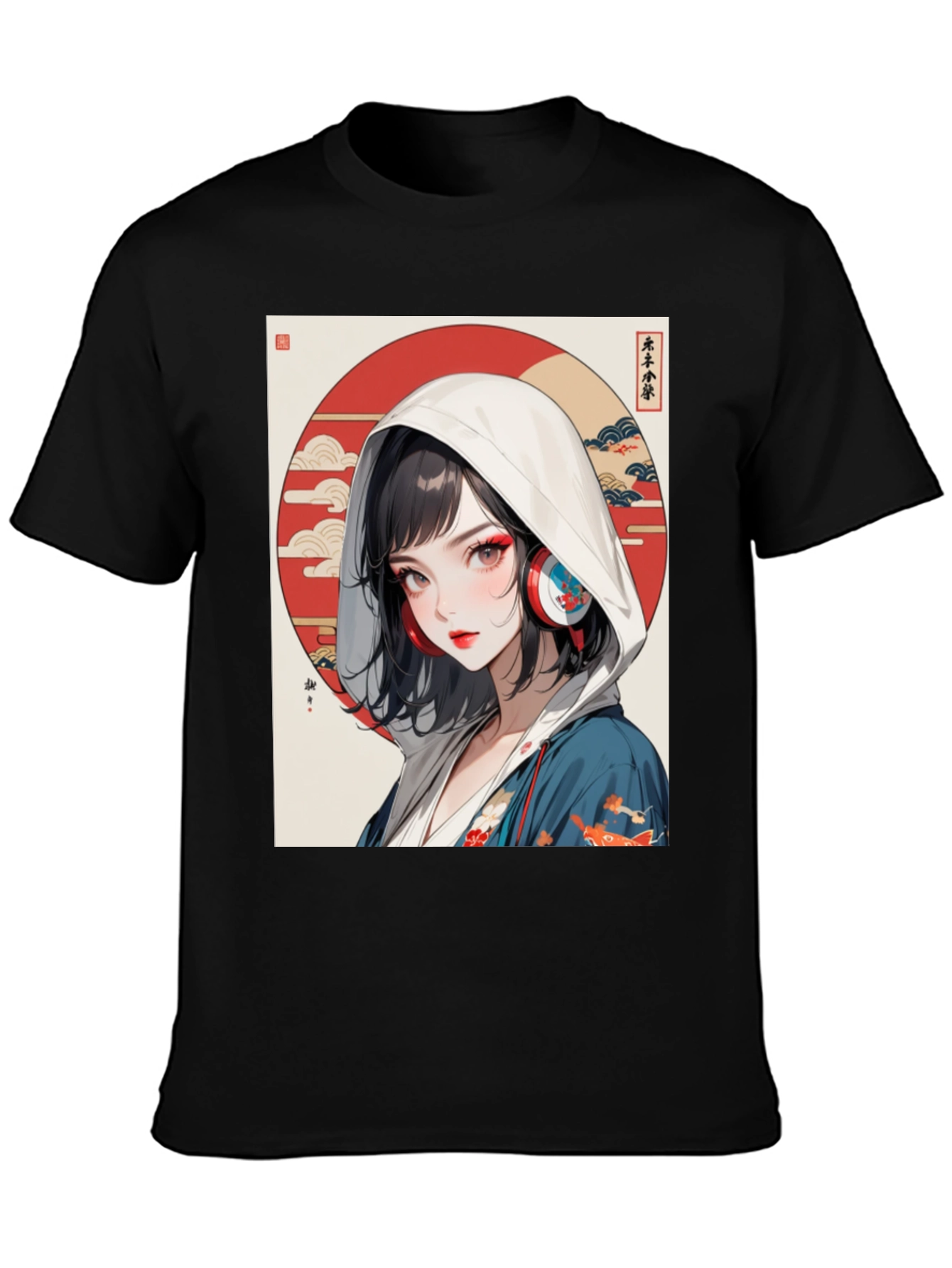 Anime Girl Graphic Tee - Cool Japanese Art Shirt