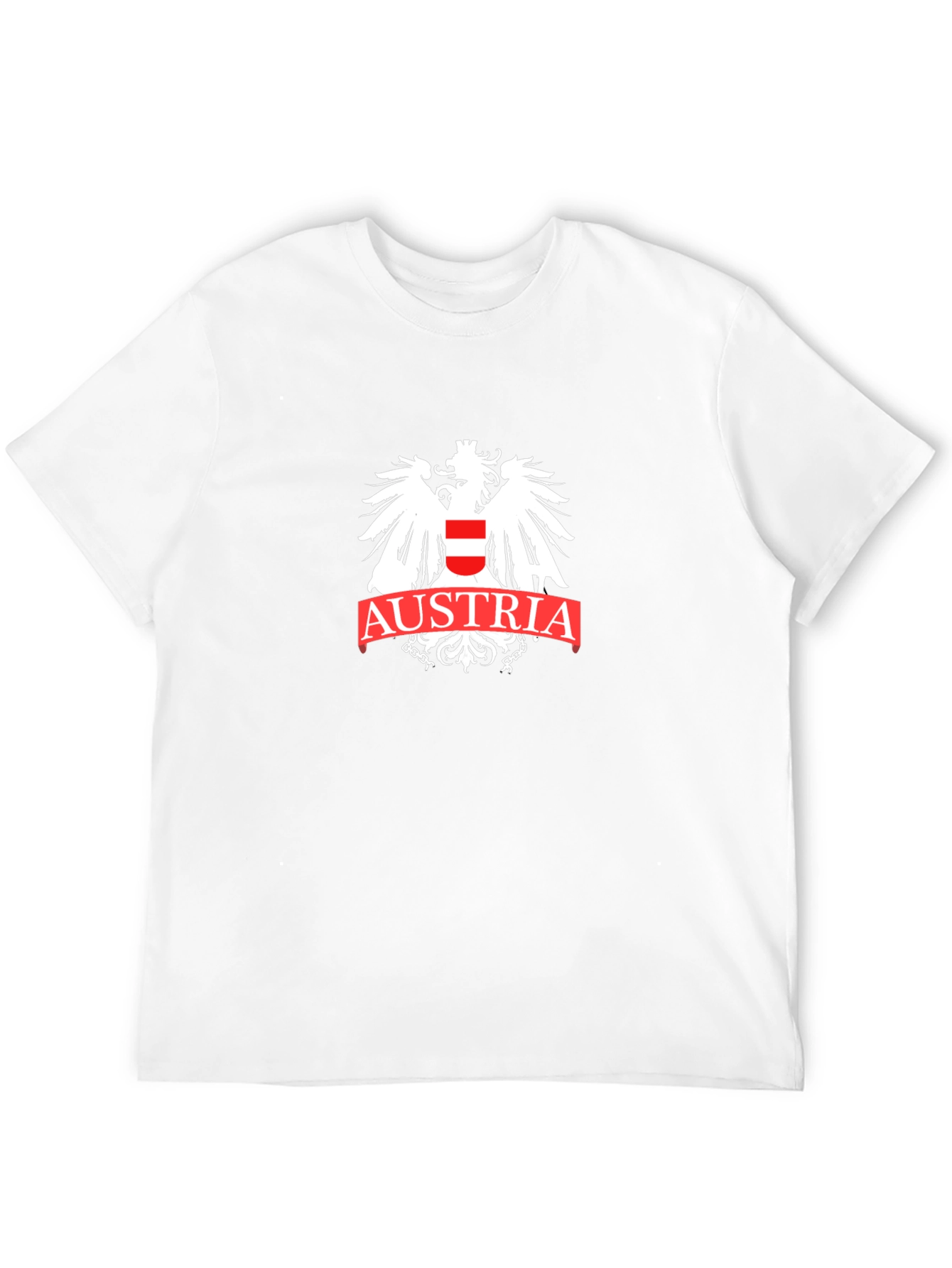 Austria Eagle Crest Graphic Tee - Black