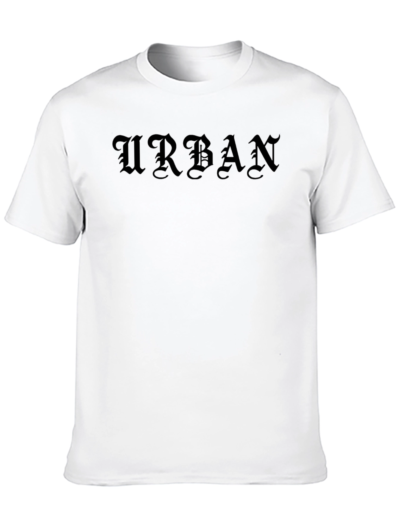 Urban Black Gothic Style Graphic T-Shirt
