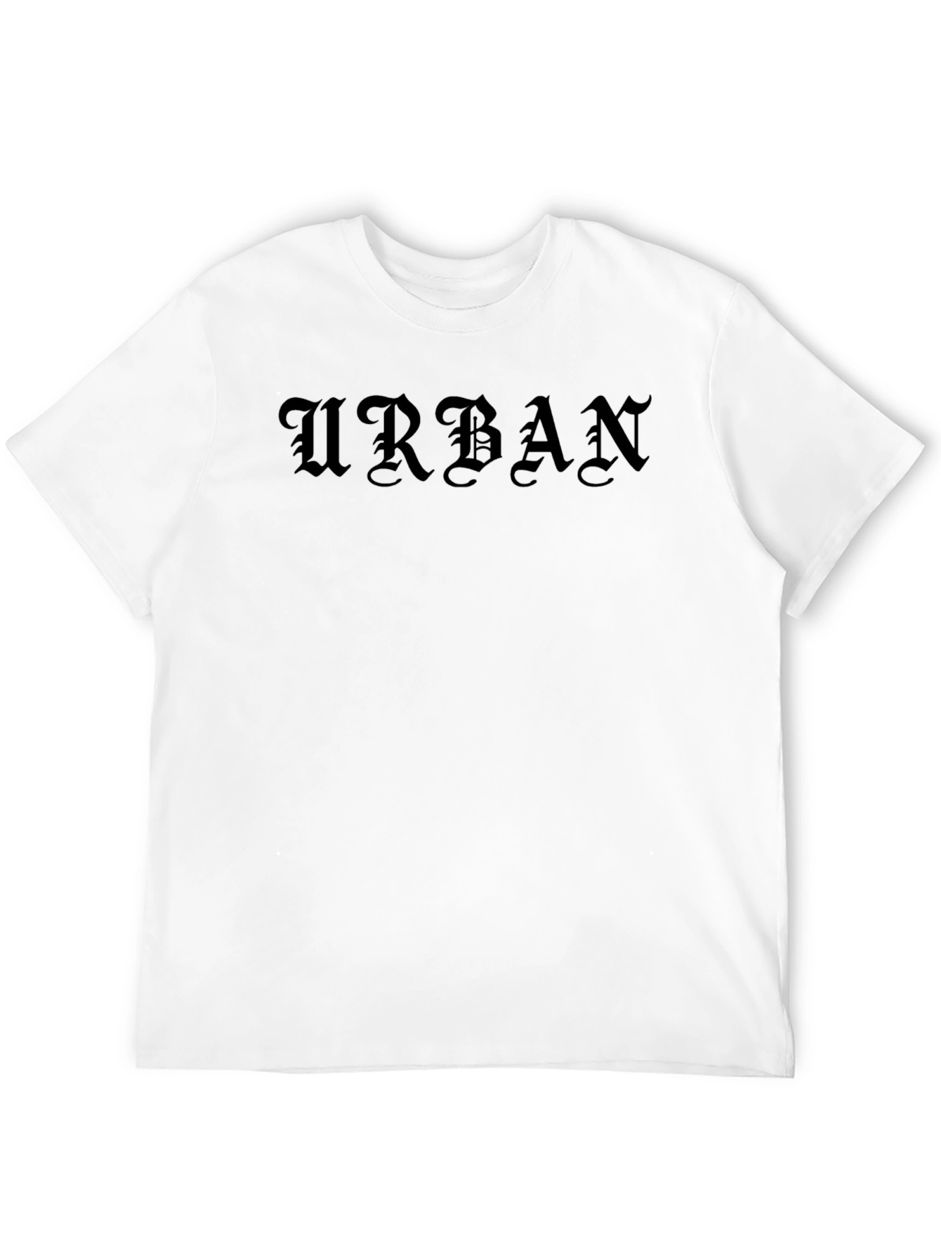 Urban Black Gothic Style Graphic T-Shirt