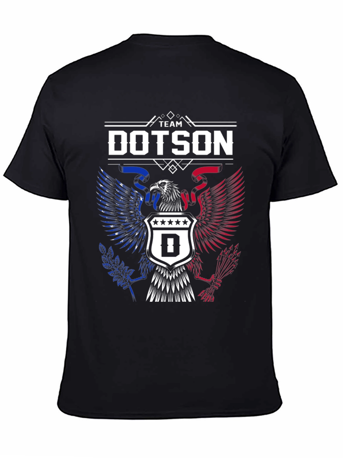 Team Dotson Patriotic Eagle Crest T-Shirt
