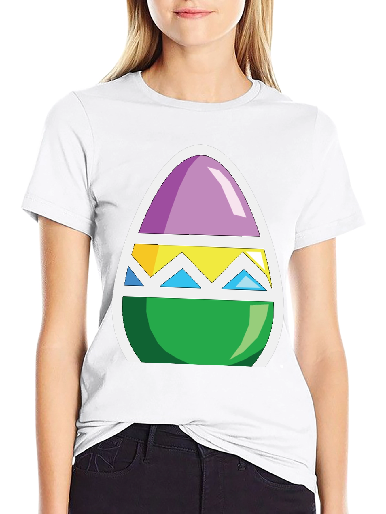 Easter Egg Graphic Tee - Fun Holiday Style