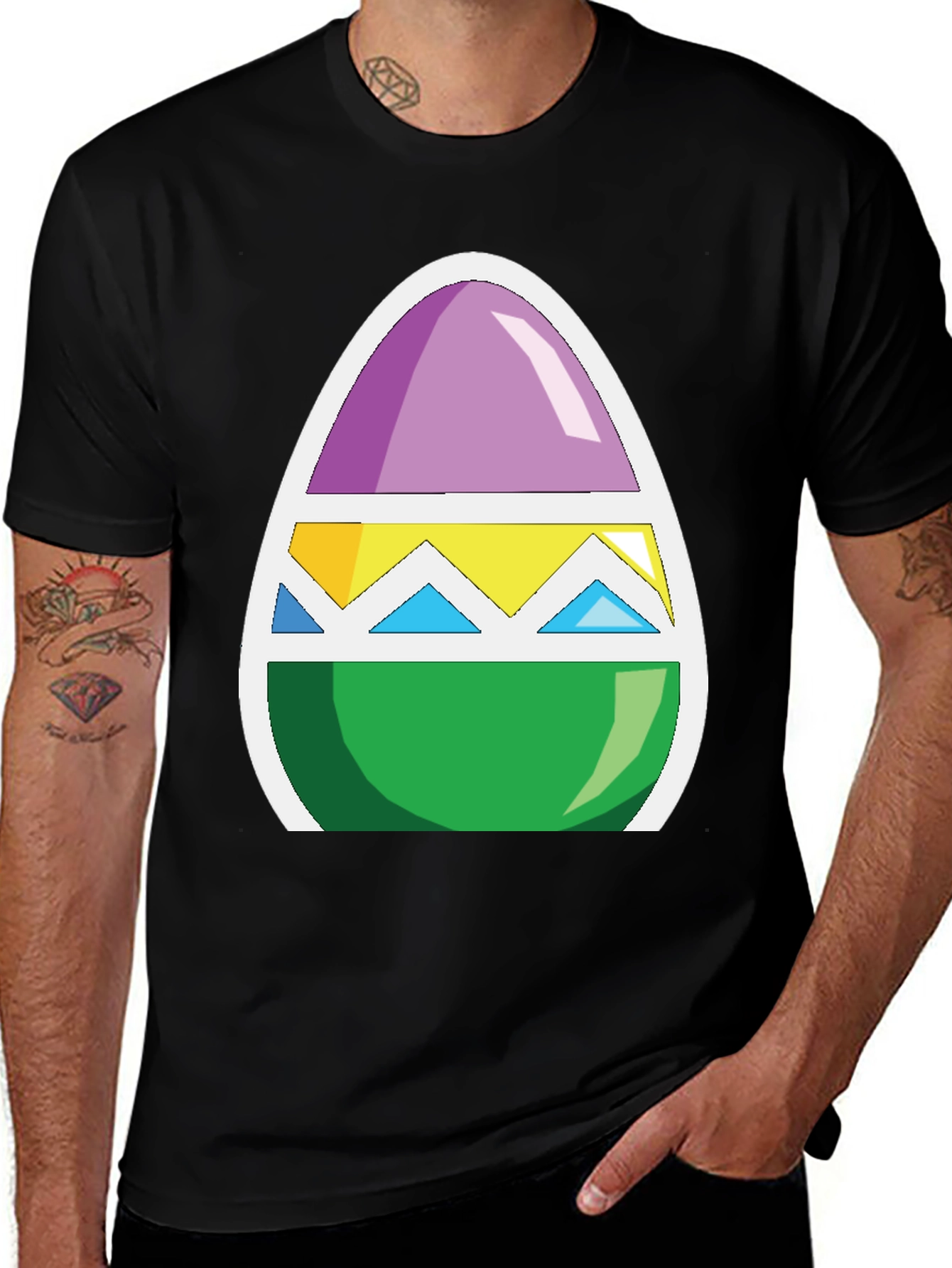 Easter Egg Graphic Tee - Fun Holiday Style