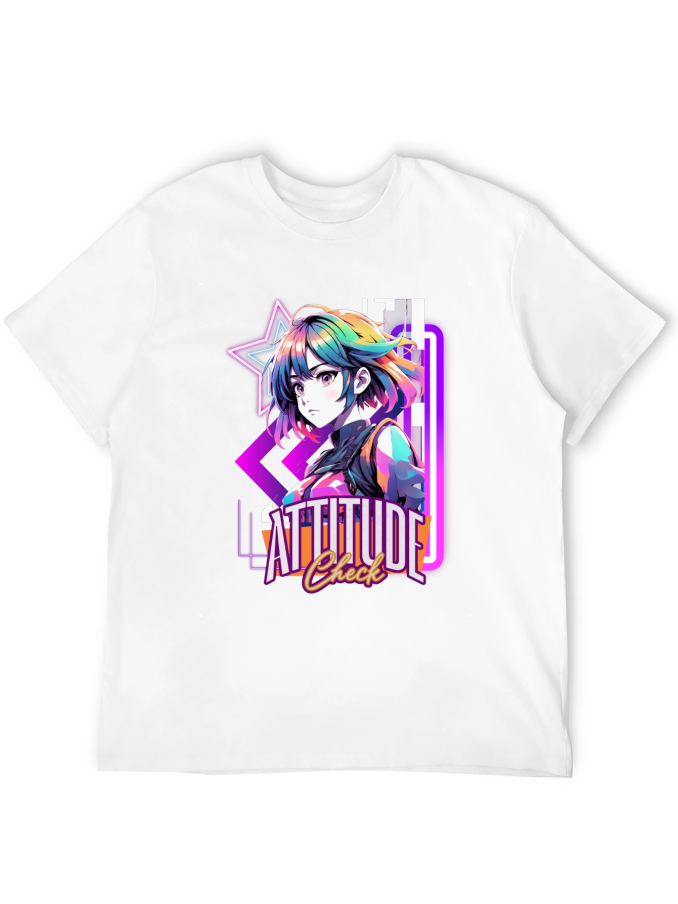 Attitude Check Anime T-Shirt - Graphic Tee