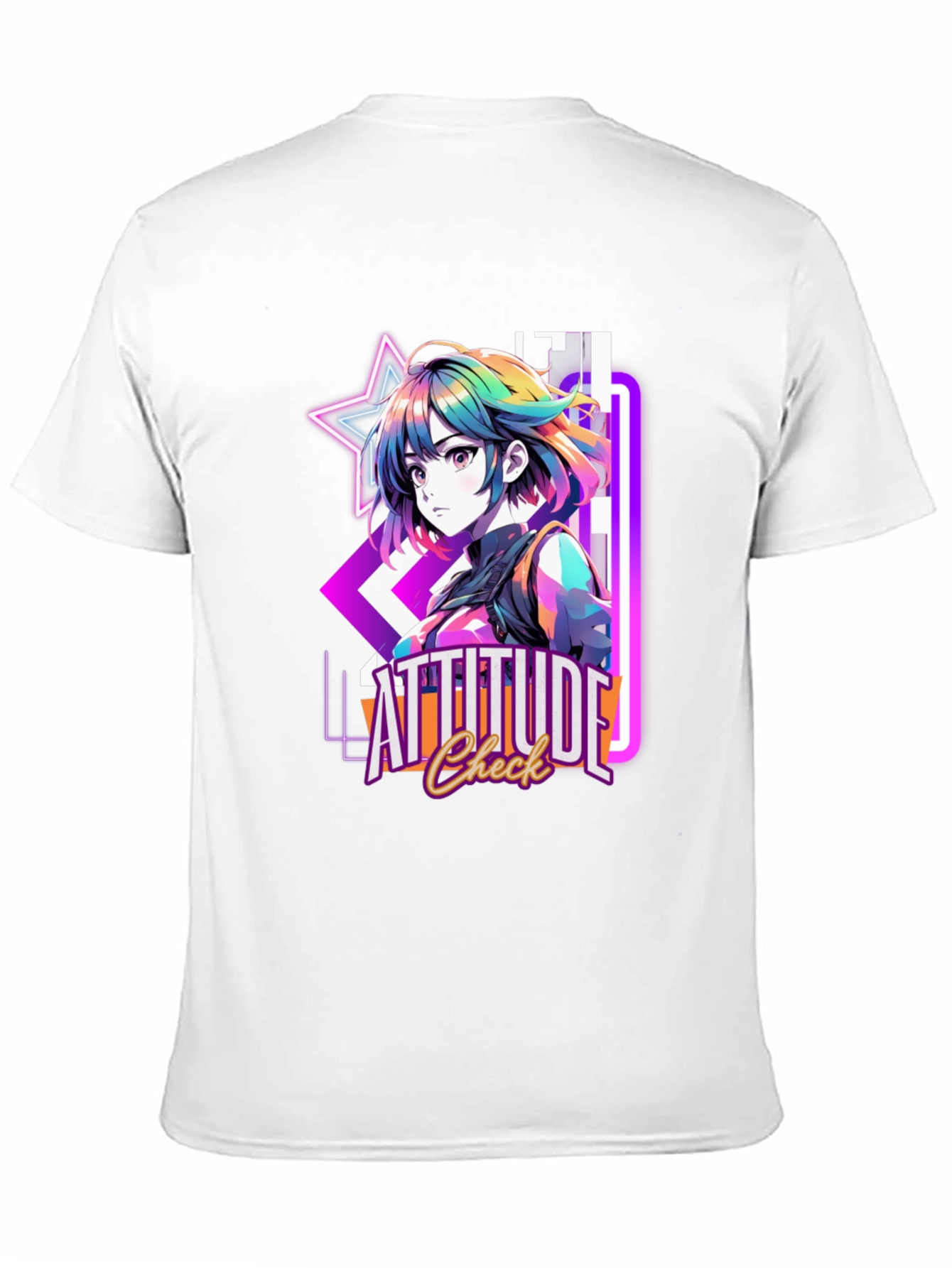 Attitude Check Anime T-Shirt - Graphic Tee