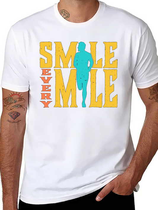 Smile Every Mile Runner Graphic Tee