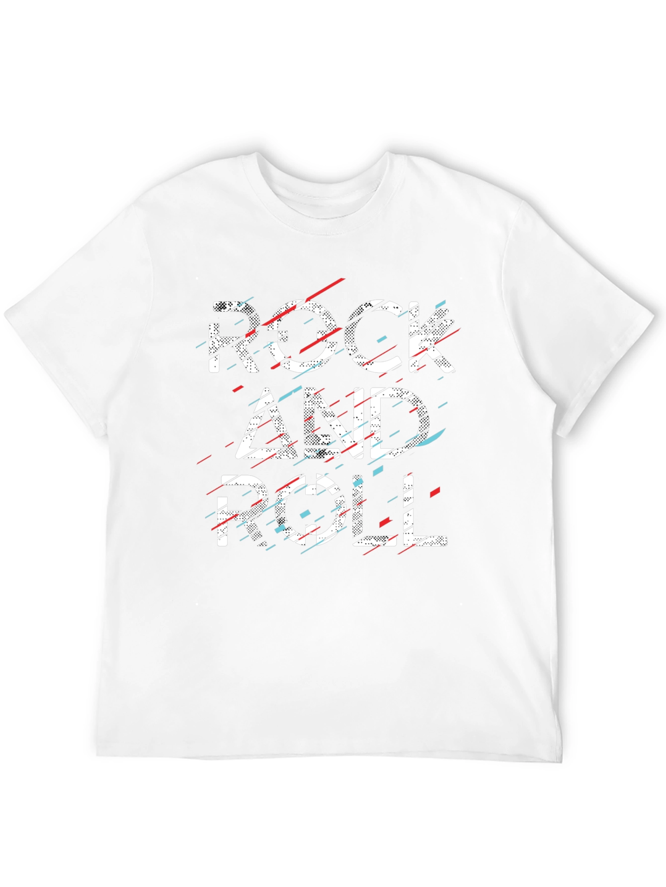 Rock and Roll Graphic Black T-Shirt