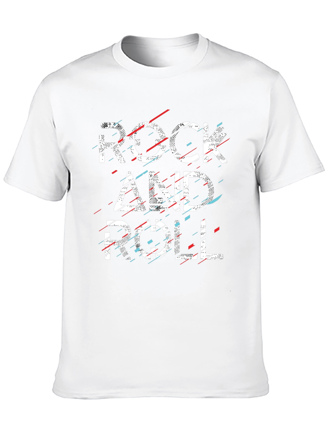 Rock and Roll Graphic Black T-Shirt