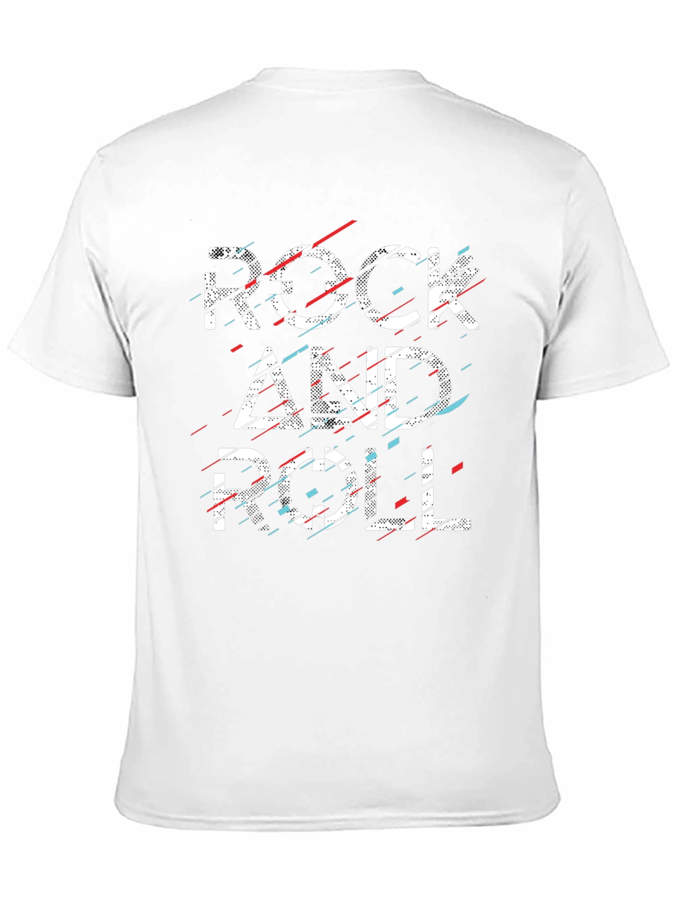 Rock and Roll Graphic Black T-Shirt