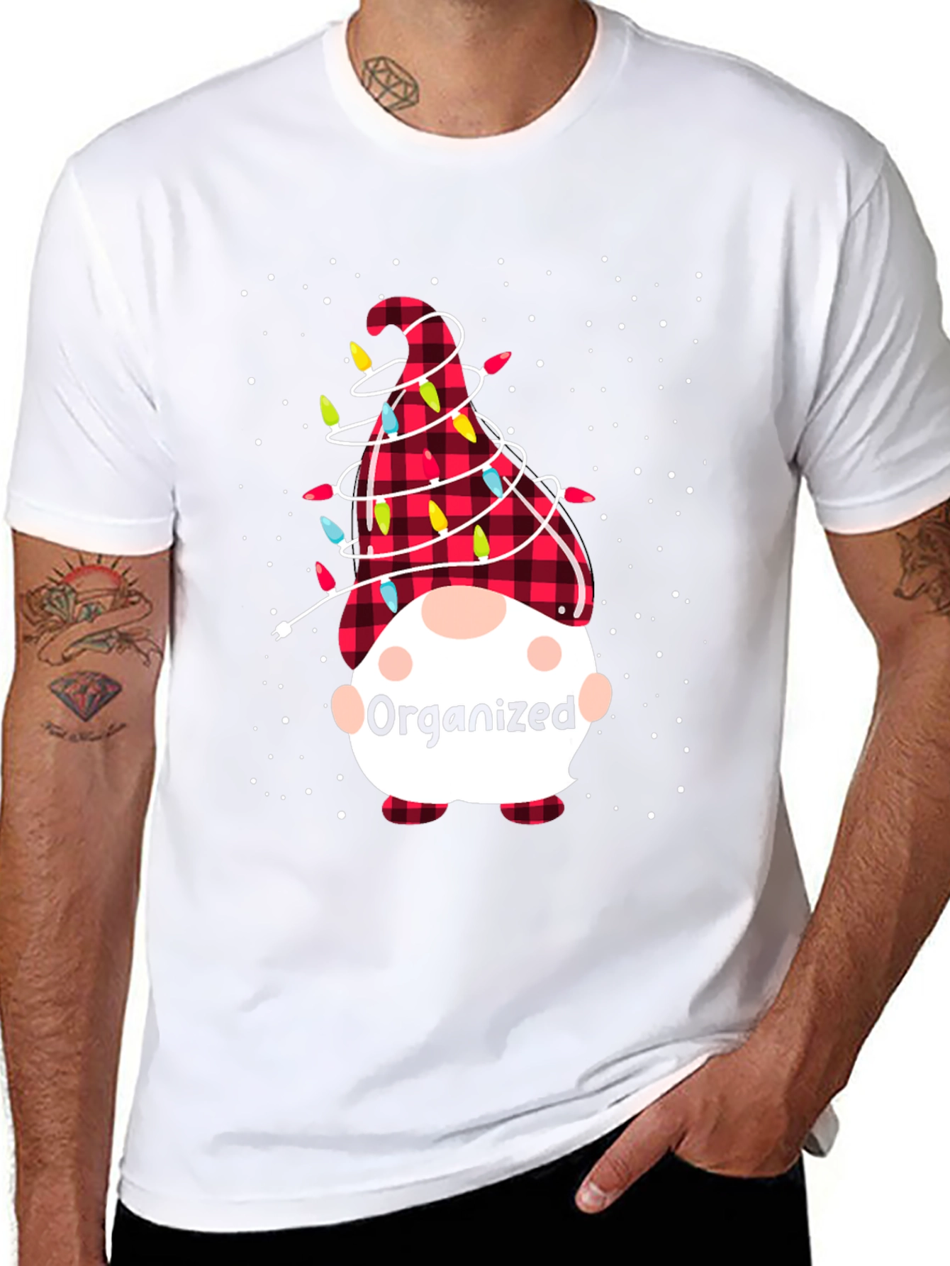 Organized Gnome T-Shirt: Festive & Fun!