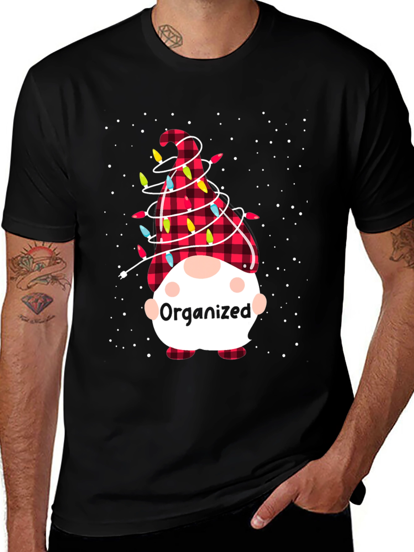 Organized Gnome T-Shirt: Festive & Fun!