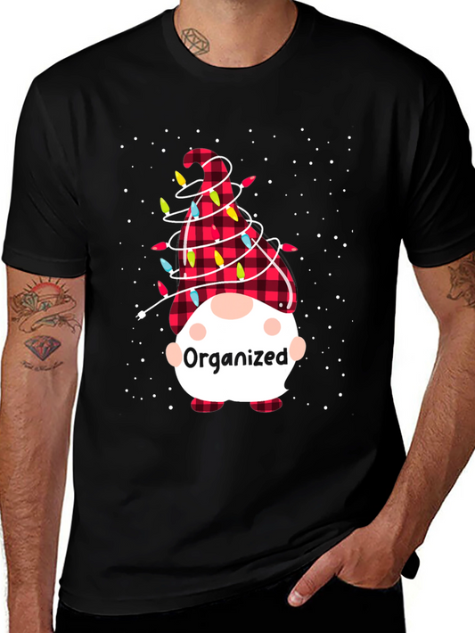 Organized Gnome T-Shirt: Festive & Fun!