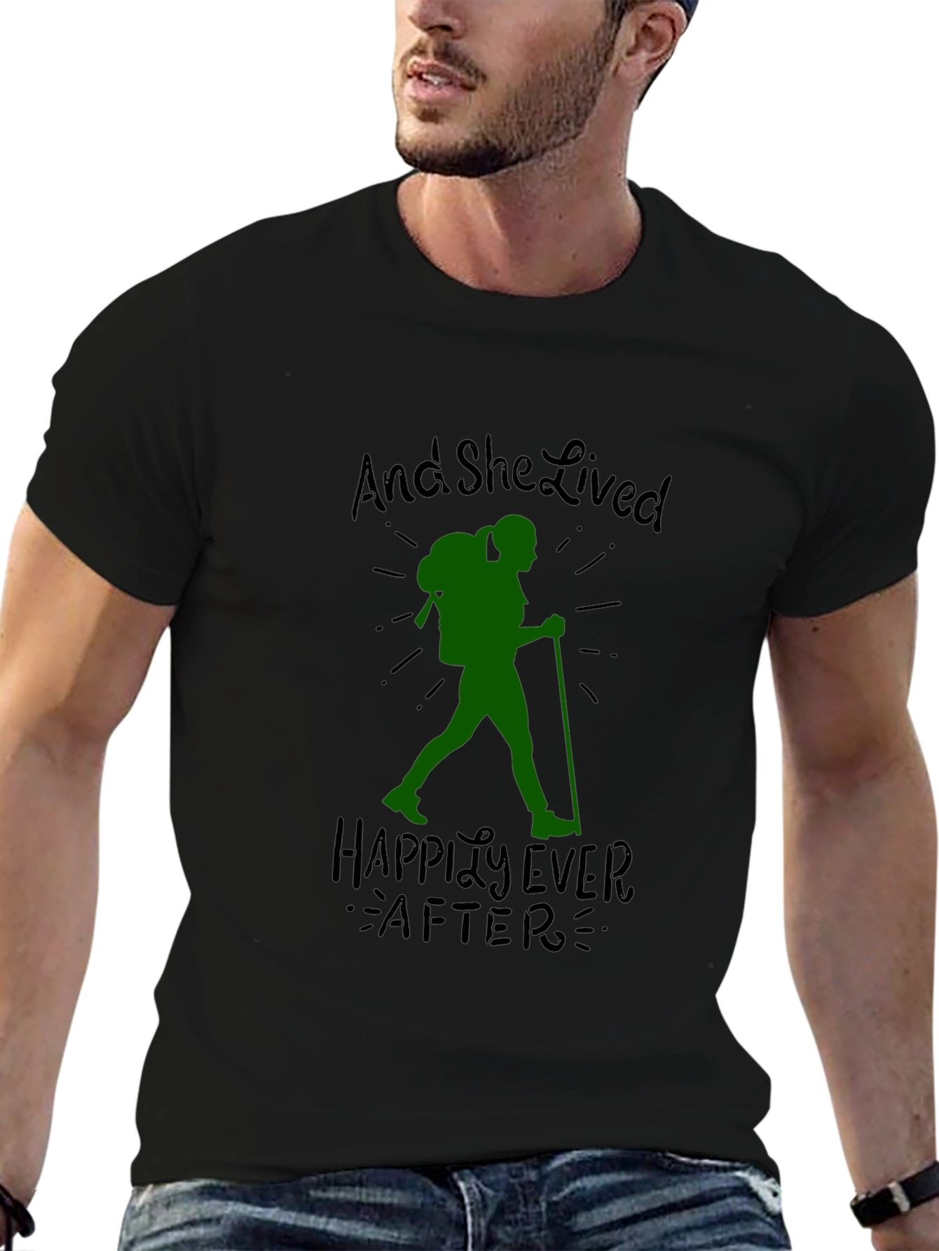 Hiking Lover T-Shirt: And She Lived Happily Ever After