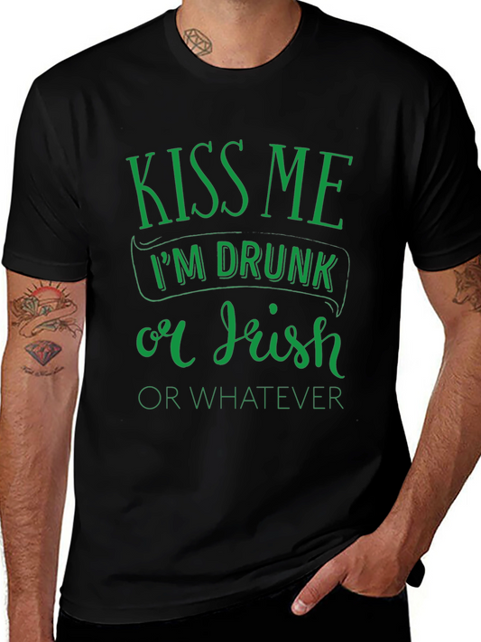 Kiss Me Im Drunk Irish St. Patricks Day T-Shirt