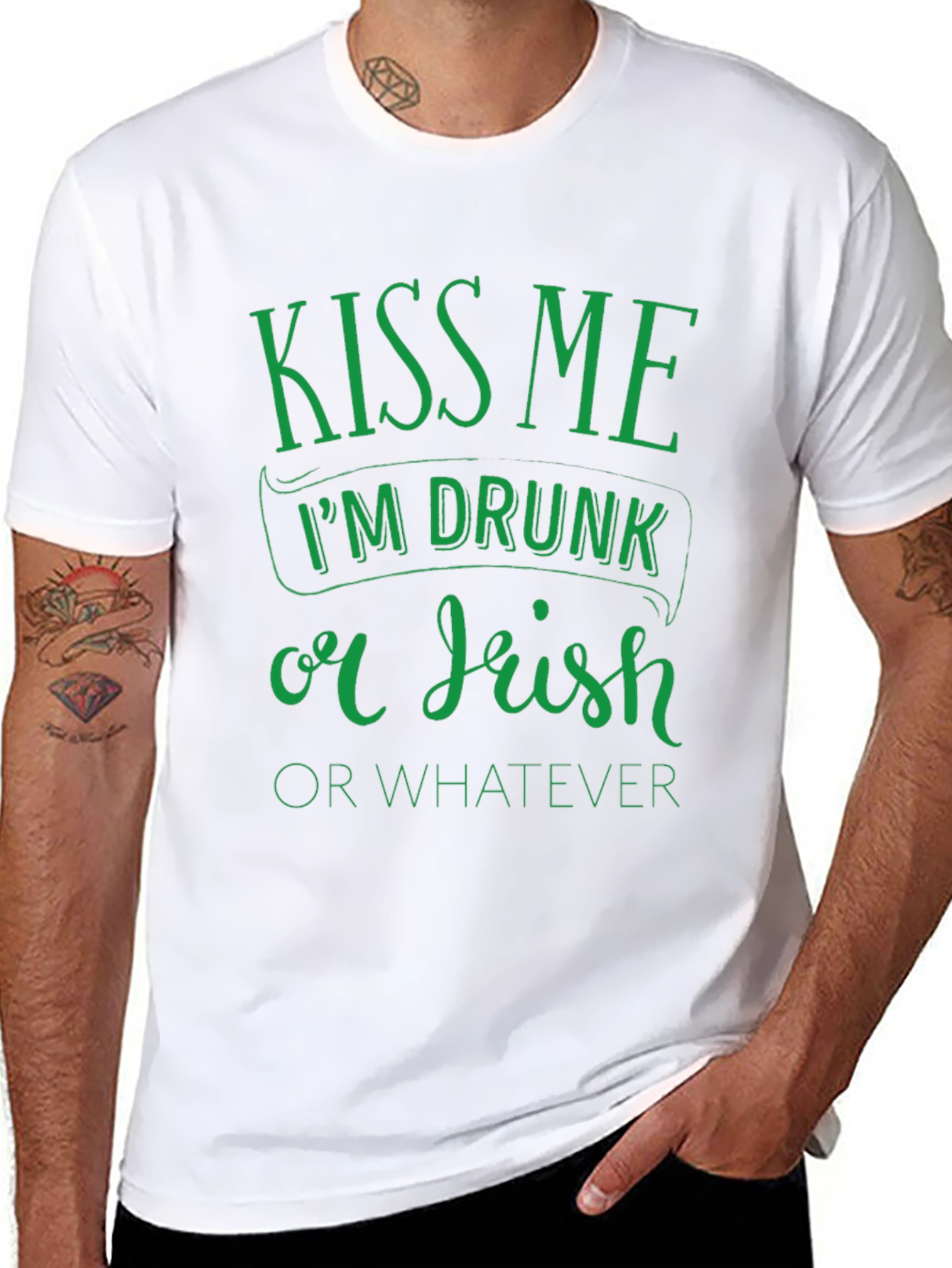 Kiss Me Im Drunk Irish St. Patricks Day T-Shirt