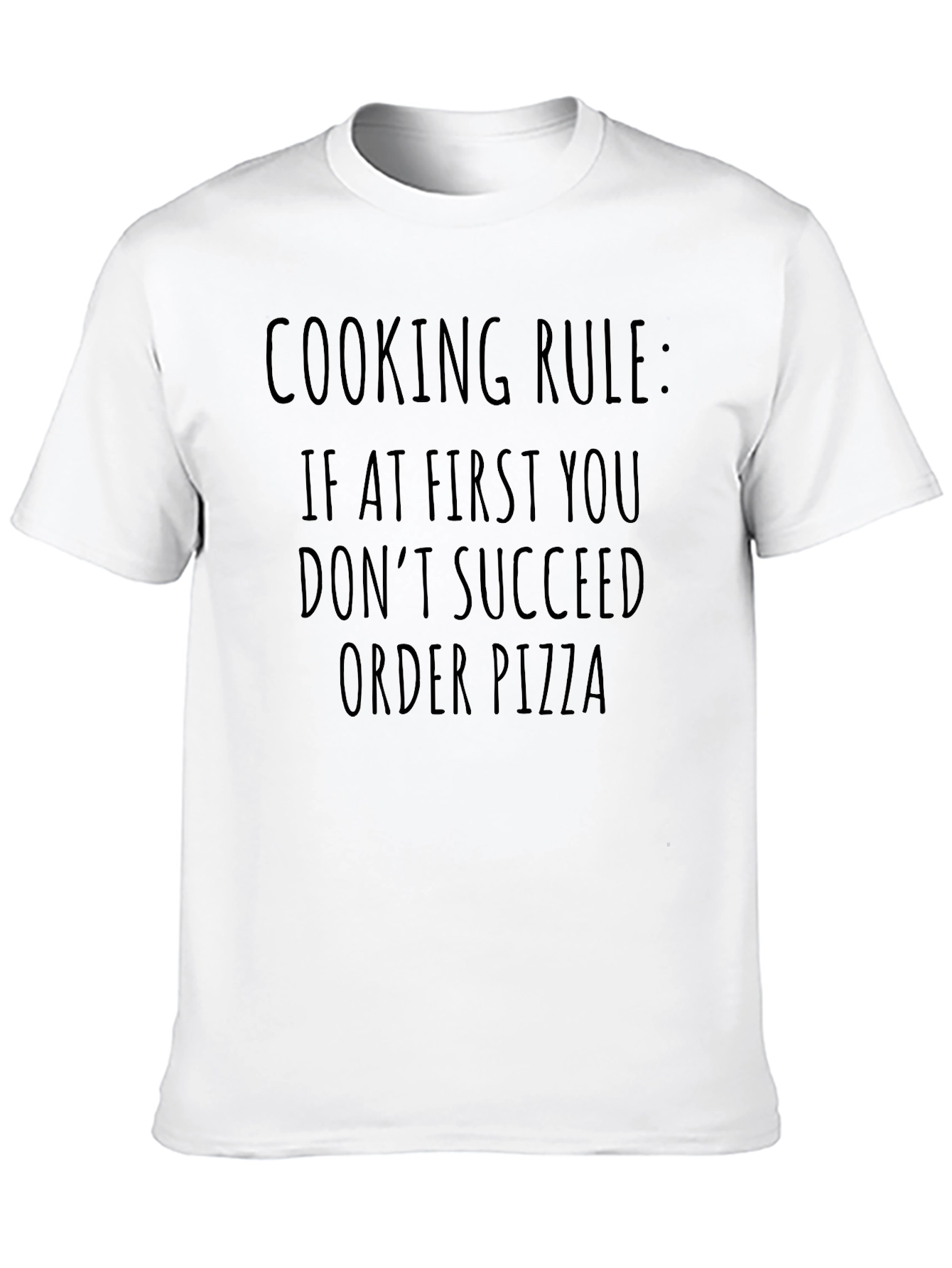 Funny Cooking Rule Pizza T-Shirt