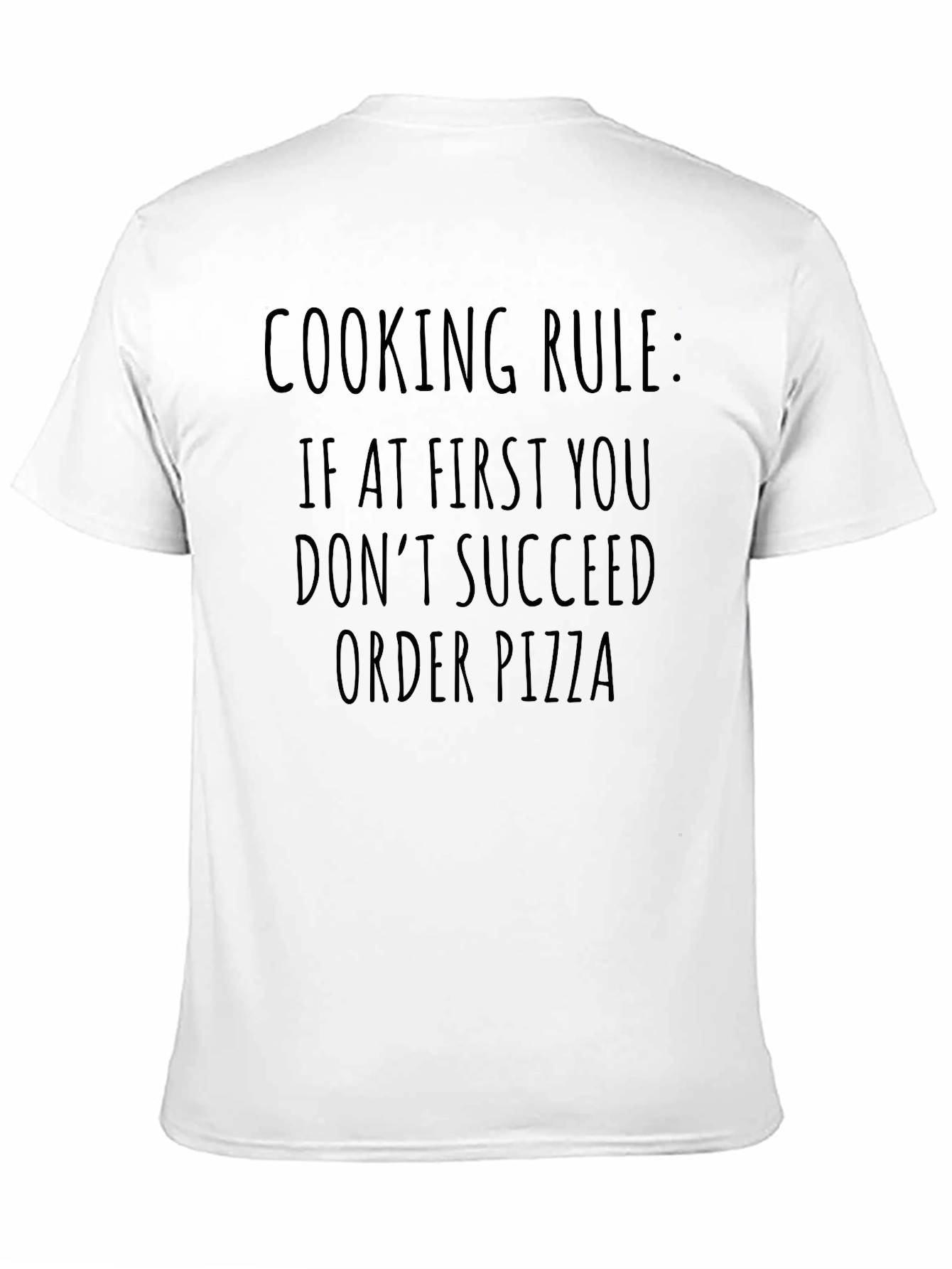Funny Cooking Rule Pizza T-Shirt