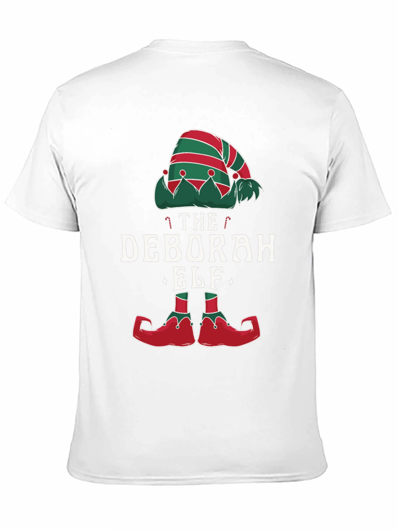 Deborah Elf Christmas Holiday Graphic Tee Shirt
