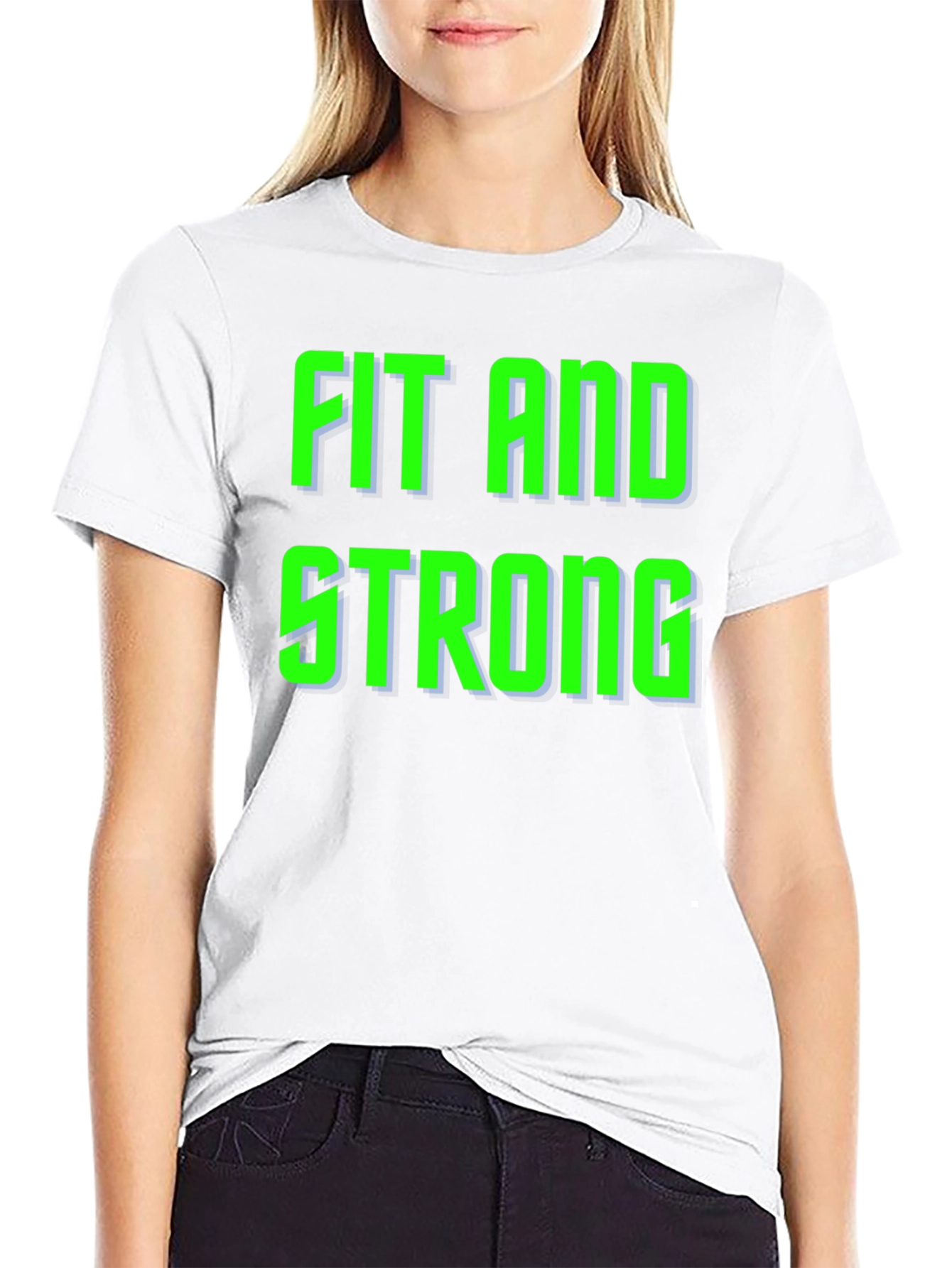 Fit and Strong Graphic T-Shirt