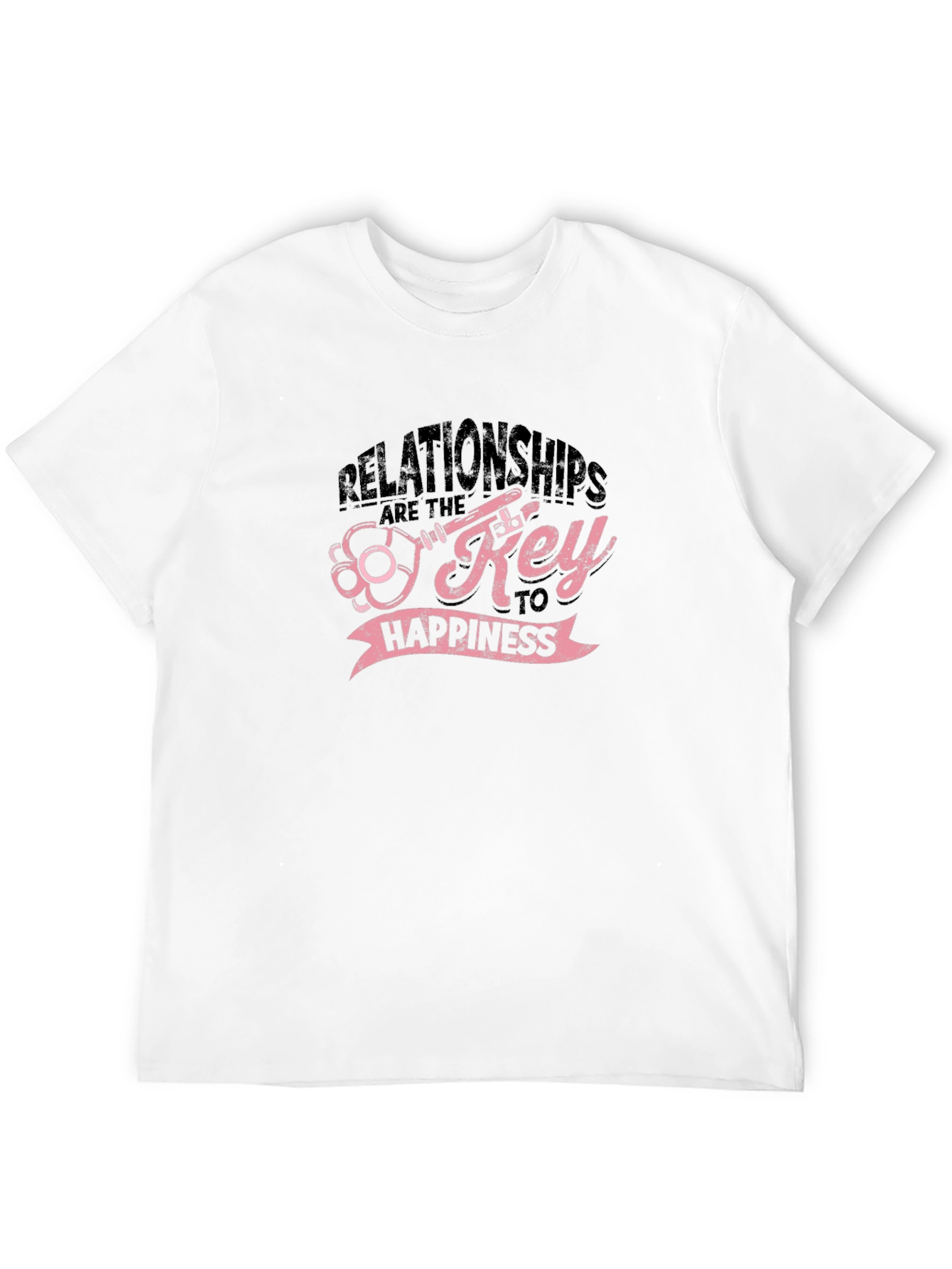 Relationships Key To Happiness Graphic T-Shirt