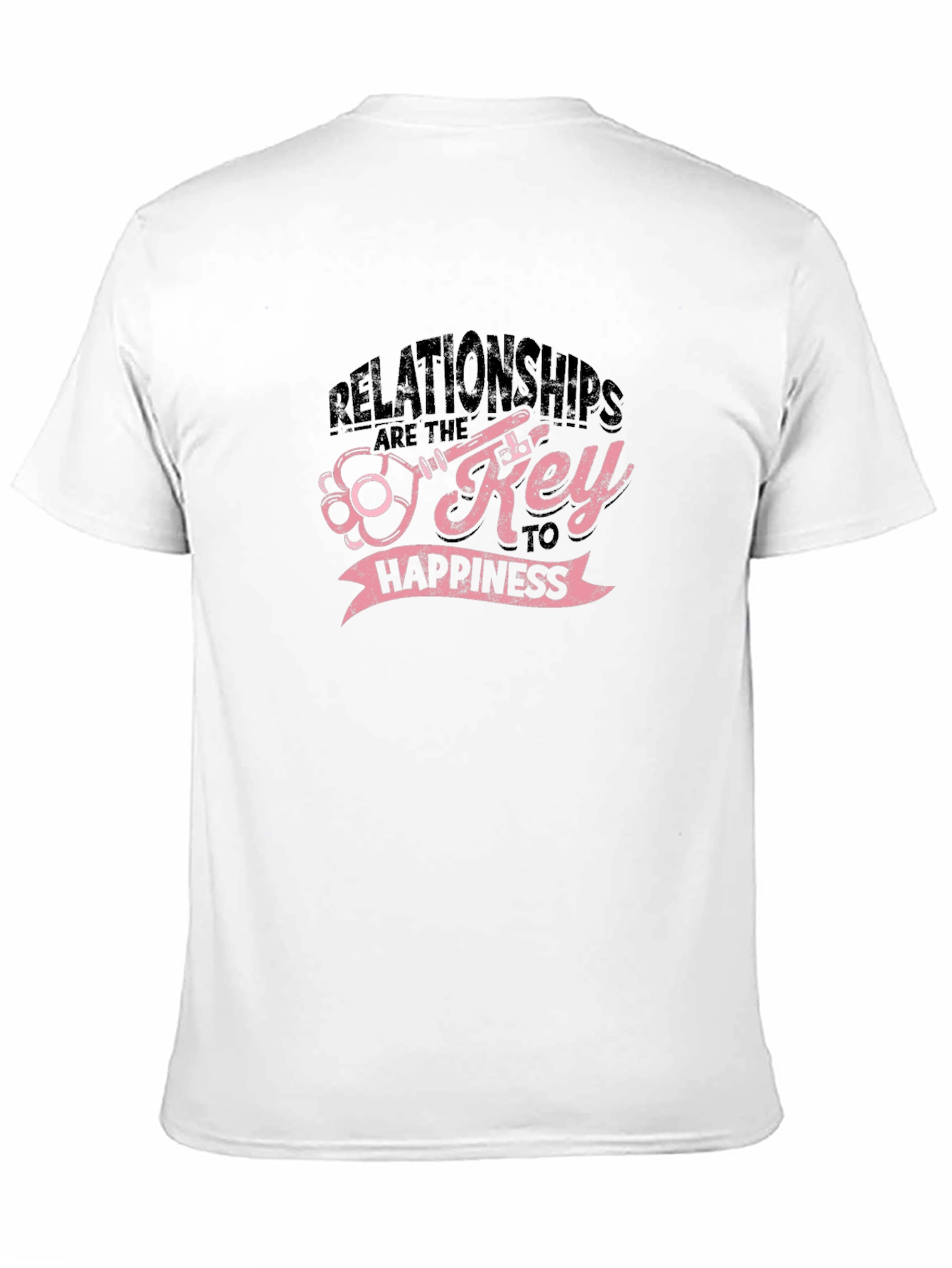 Relationships Key To Happiness Graphic T-Shirt