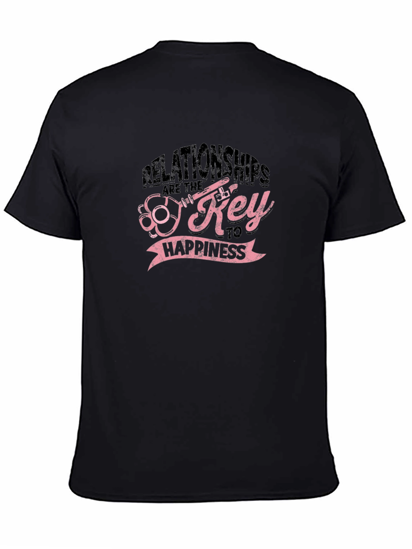 Relationships Key To Happiness Graphic T-Shirt