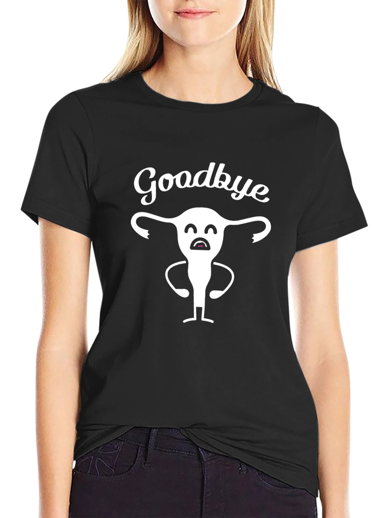 Goodbye Uterus T-Shirt - Black Humor Tee