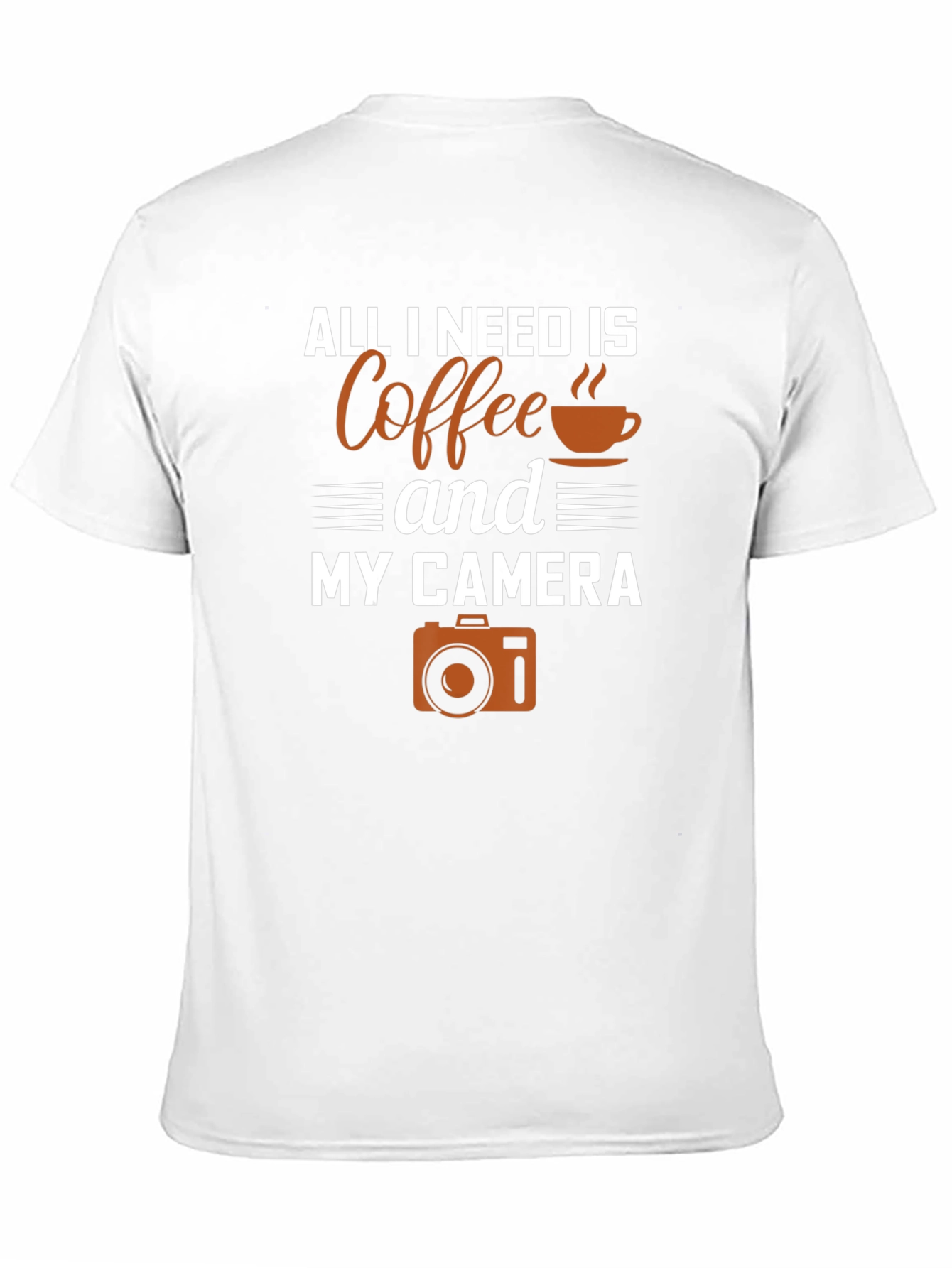 Coffee and Camera Graphic T-Shirt