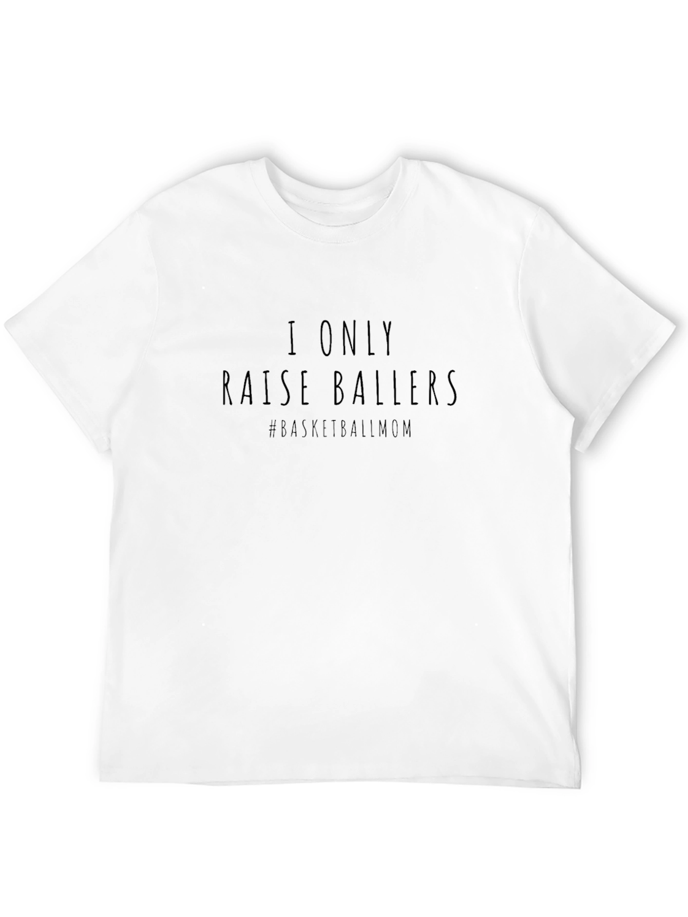 I Only Raise Ballers Black T-Shirt