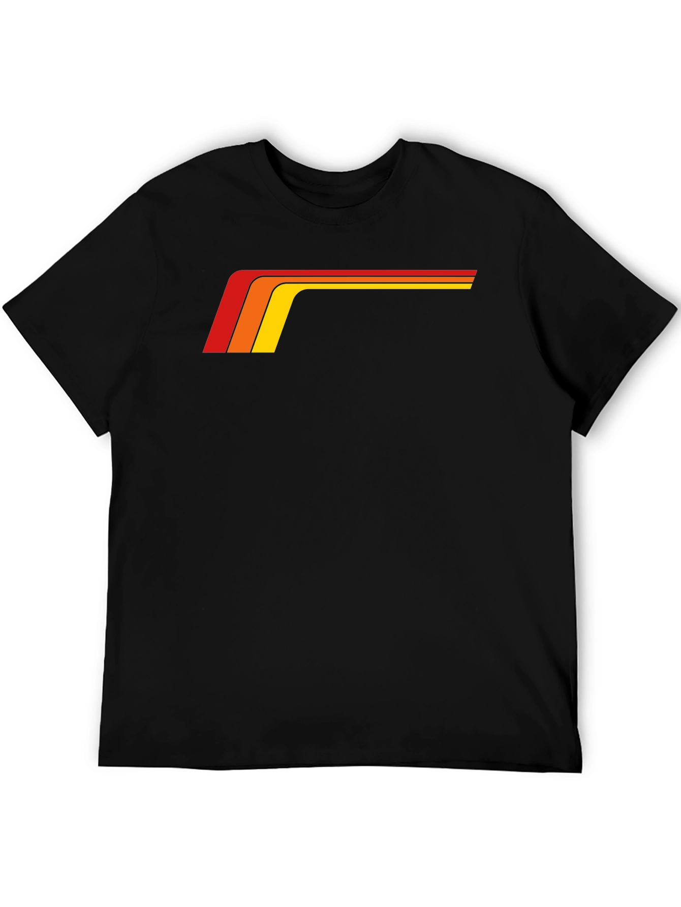 Retro Stripe Graphic Tee - Classic Style