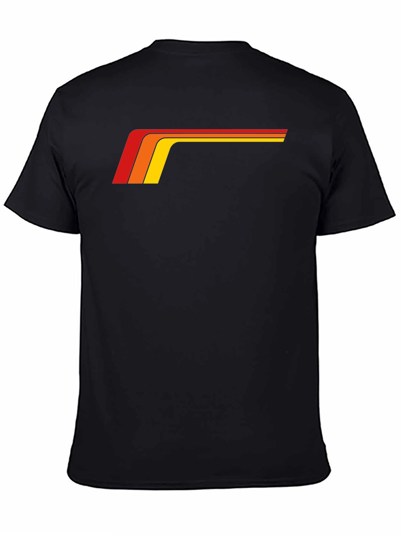 Retro Stripe Graphic Tee - Classic Style