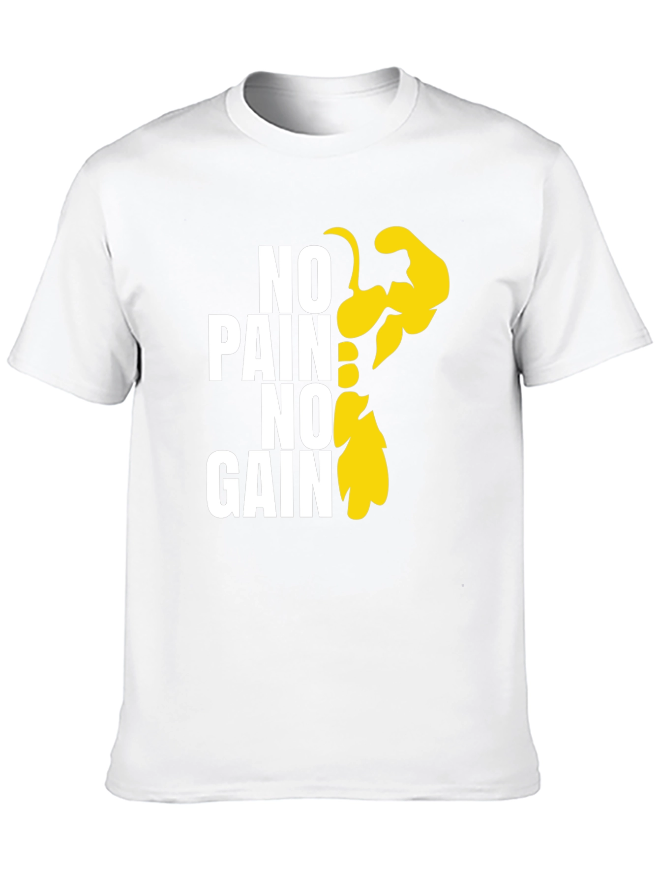 No Pain No Gain Graphic Tee - Black