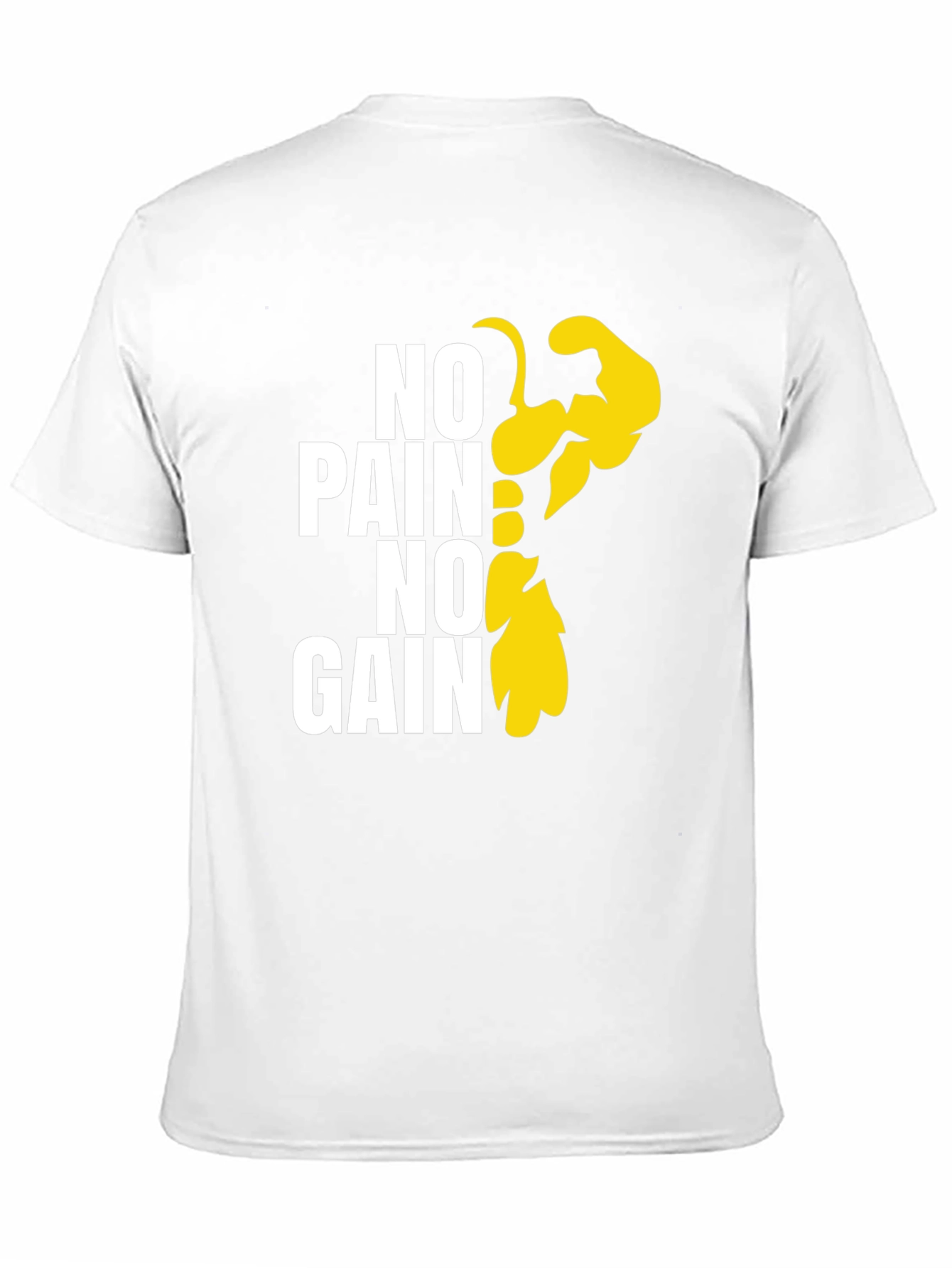 No Pain No Gain Graphic Tee - Black
