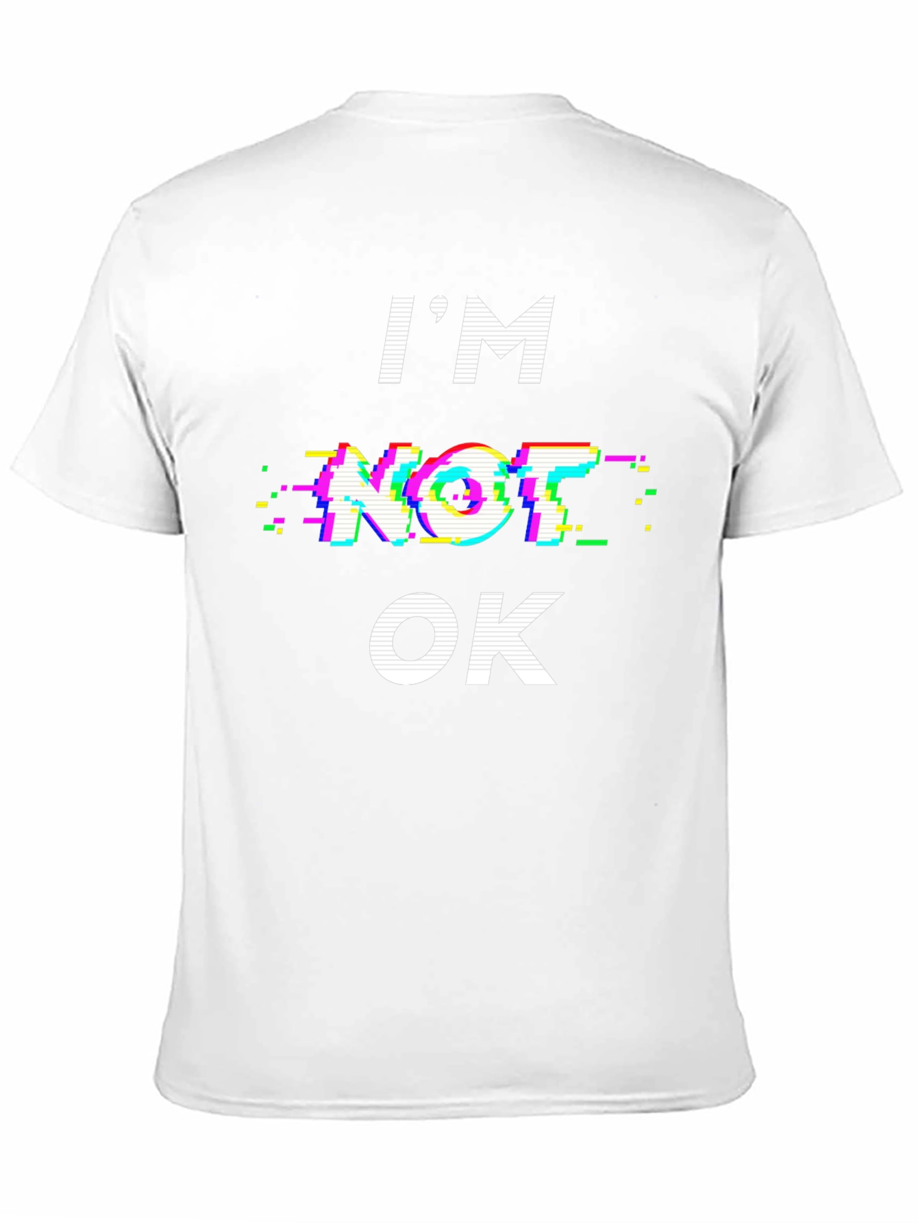 Im Not OK Graphic Tee - Black