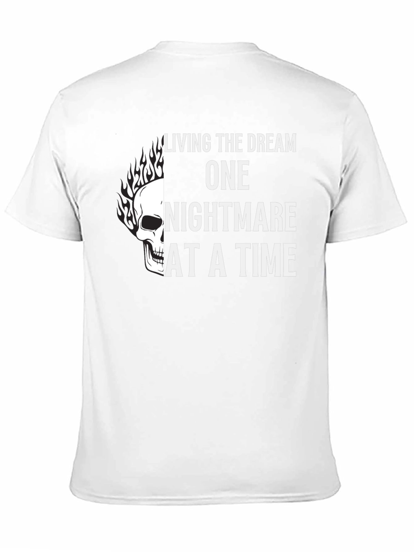 Living the Dream T-Shirt - Skull Graphic Tee