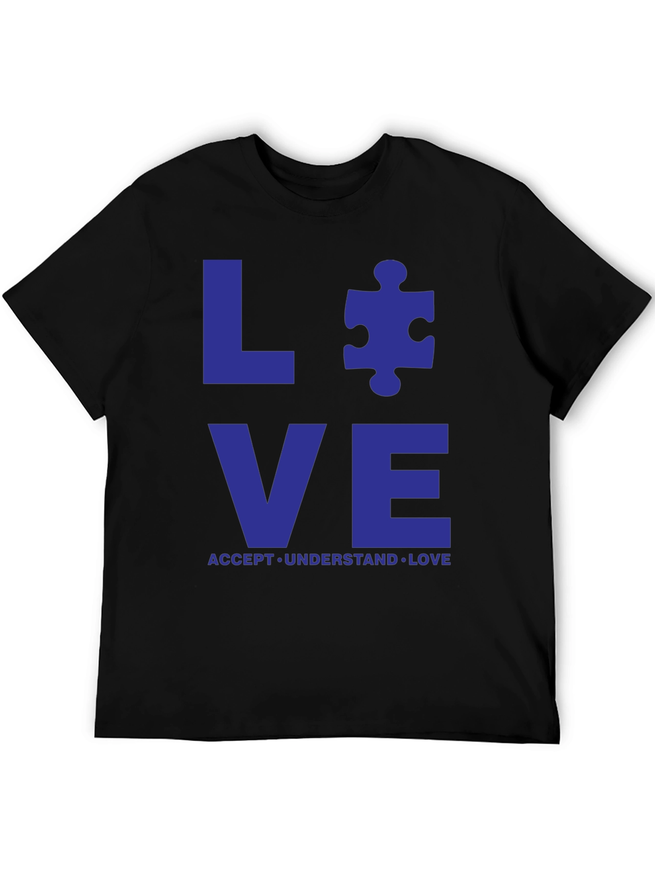 Autism Awareness Love T-Shirt - Accept Understand Love