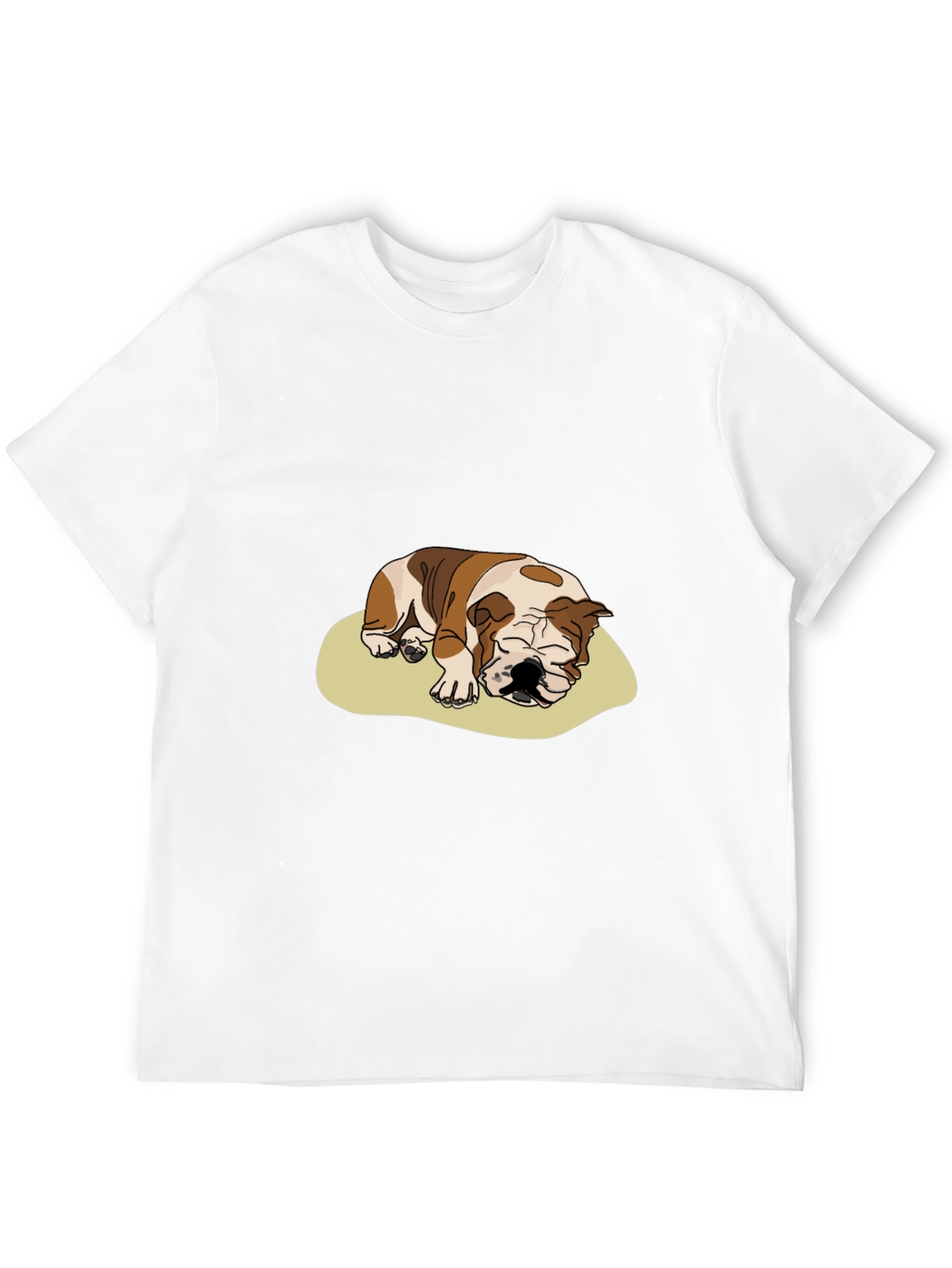 Bulldog Nap T-Shirt - Cute Dog Lover Tee