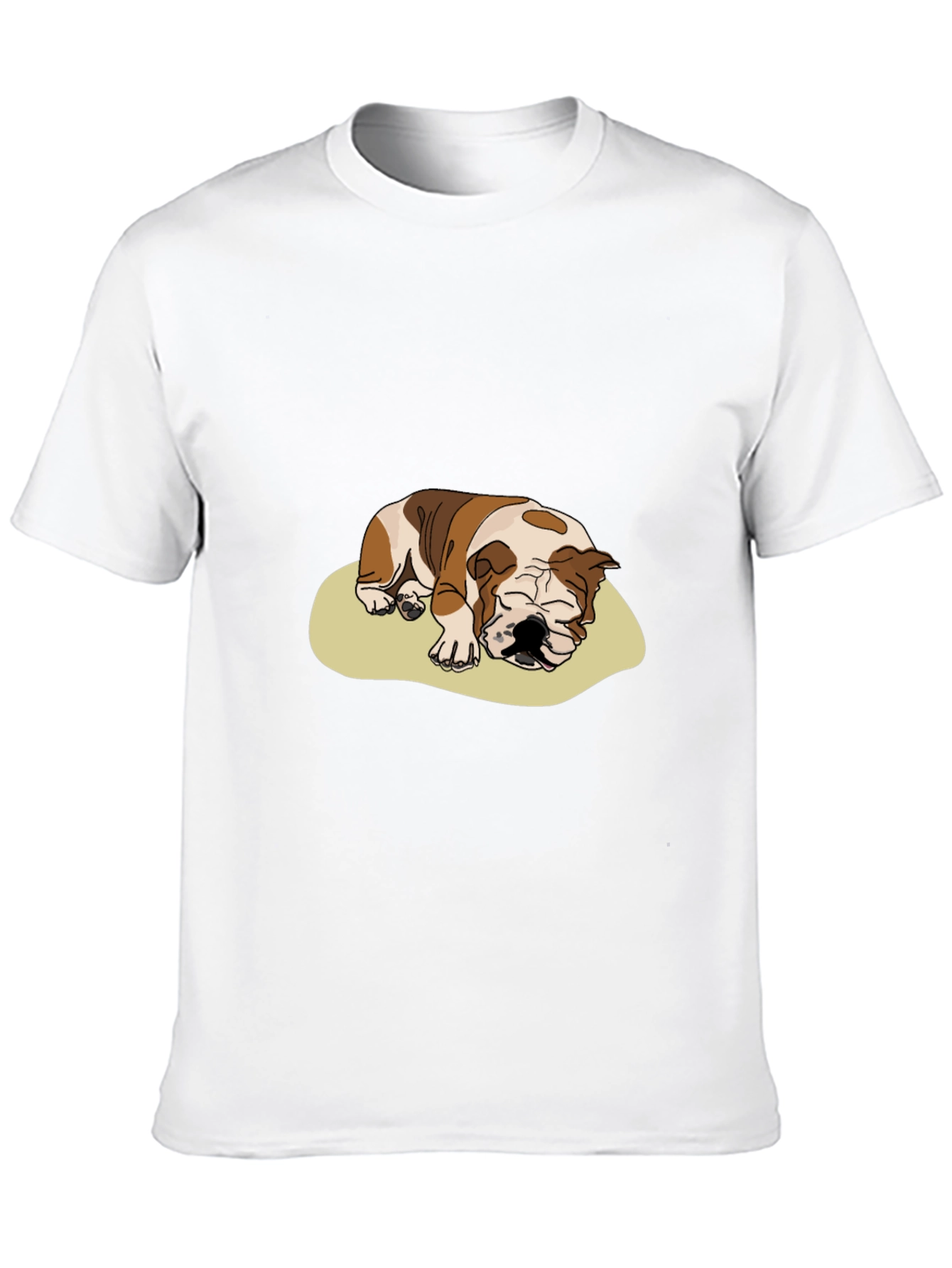 Bulldog Nap T-Shirt - Cute Dog Lover Tee