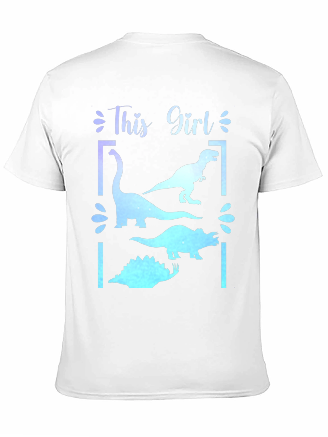 Dinosaur Girl T-Shirt - Black