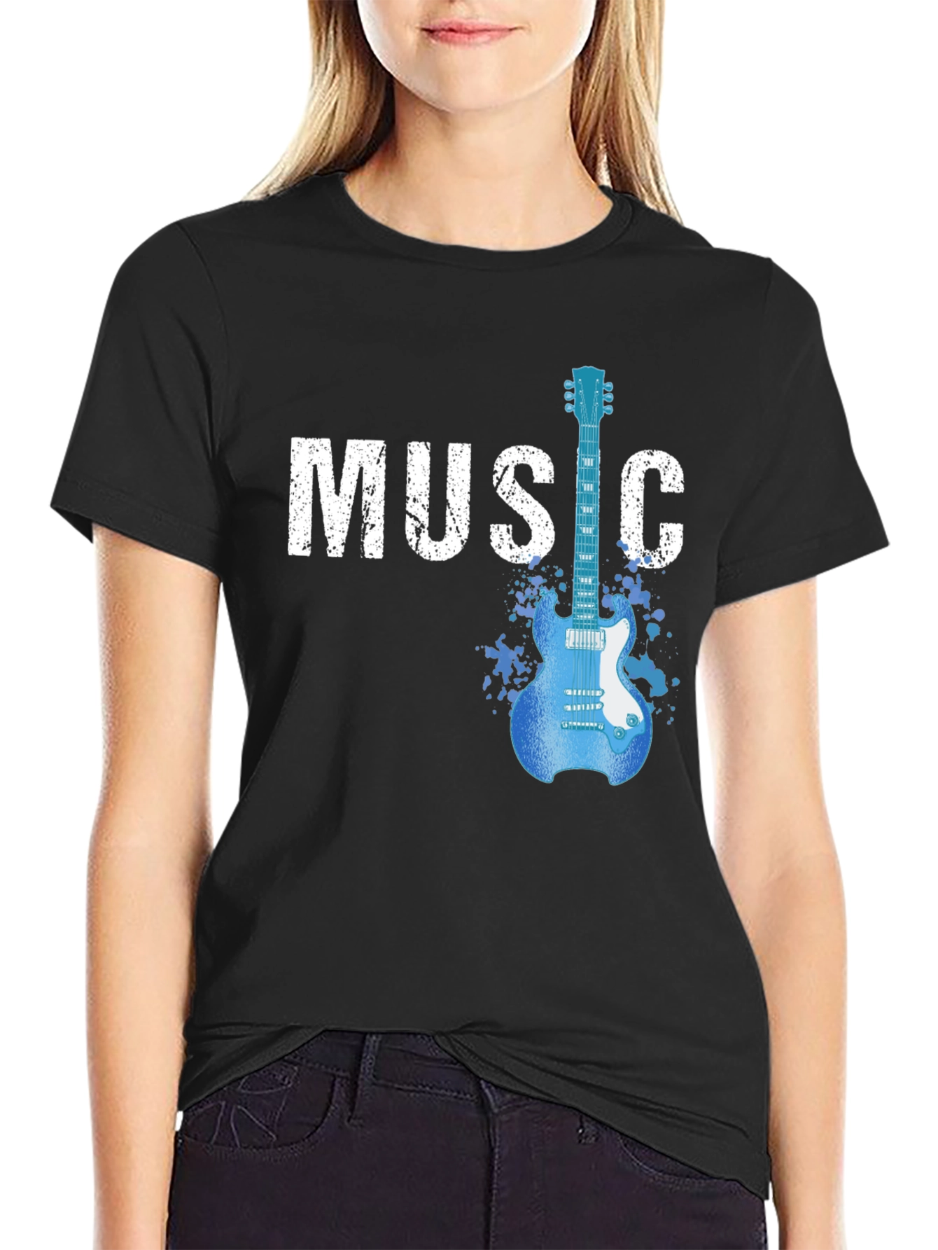Music Guitar T-Shirt - Cool Graphic Tee