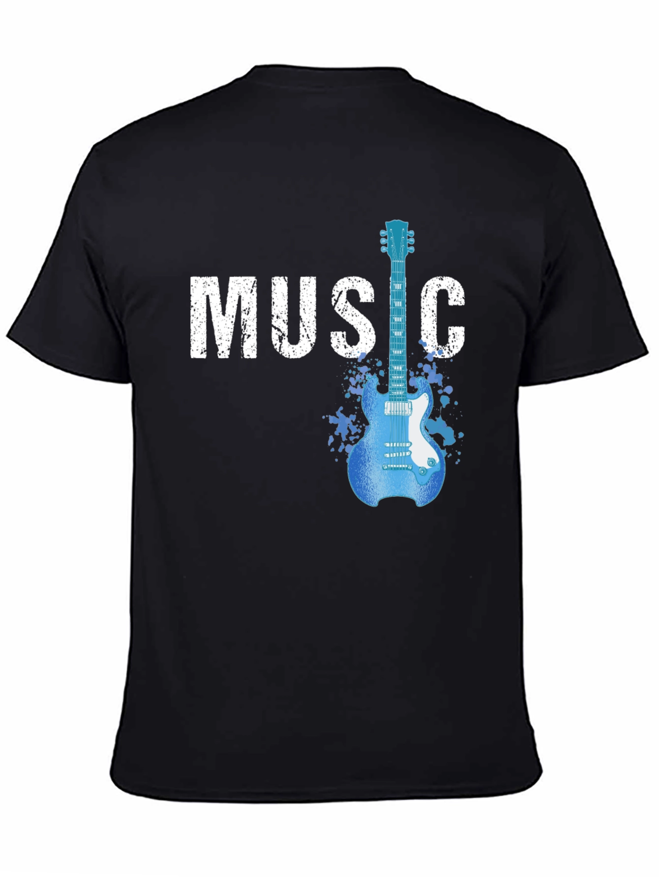 Music Guitar T-Shirt - Cool Graphic Tee