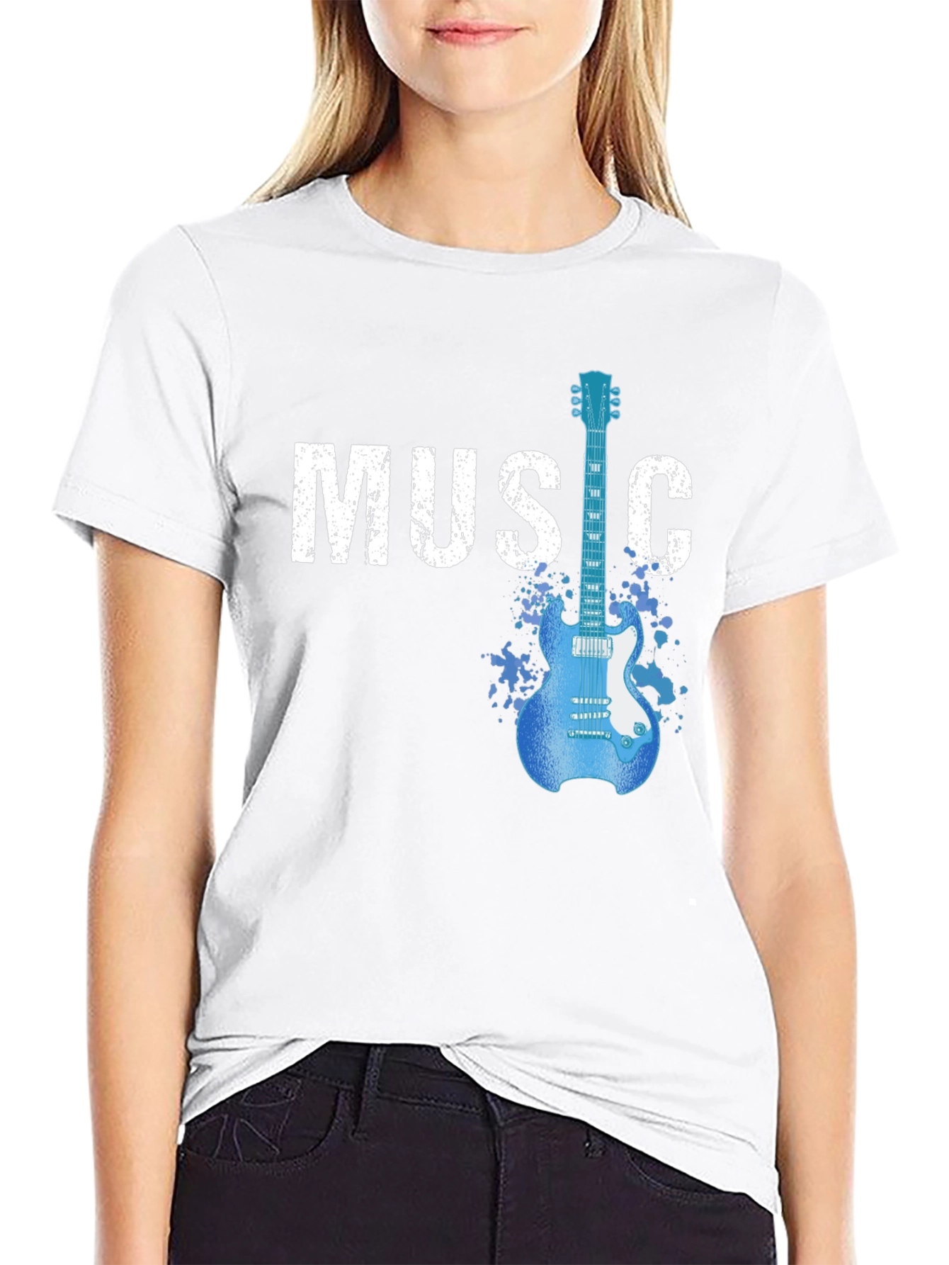 Music Guitar T-Shirt - Cool Graphic Tee